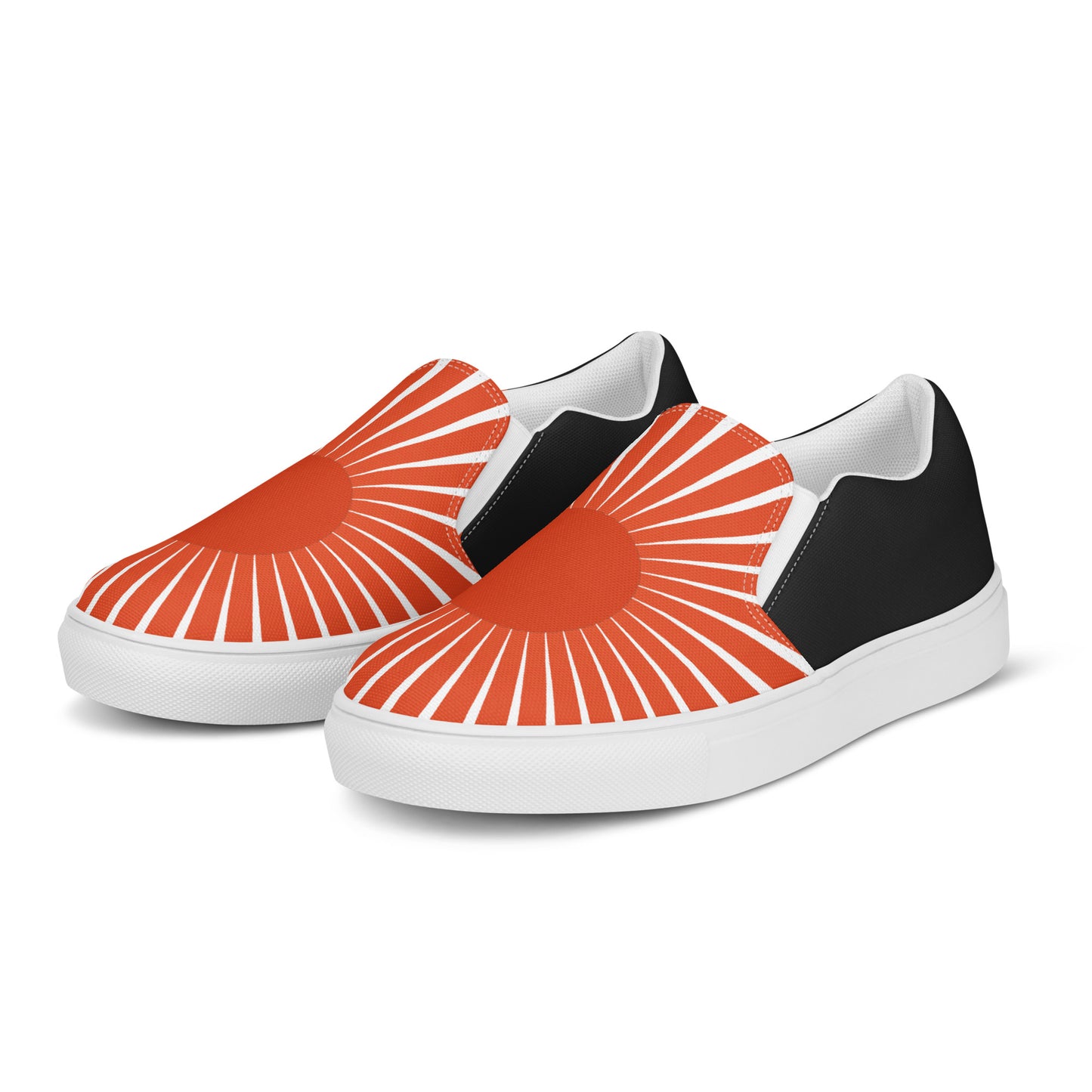 Silk Road | Women’s Slip-on Canvas Shoes | Rising Sun Halftone