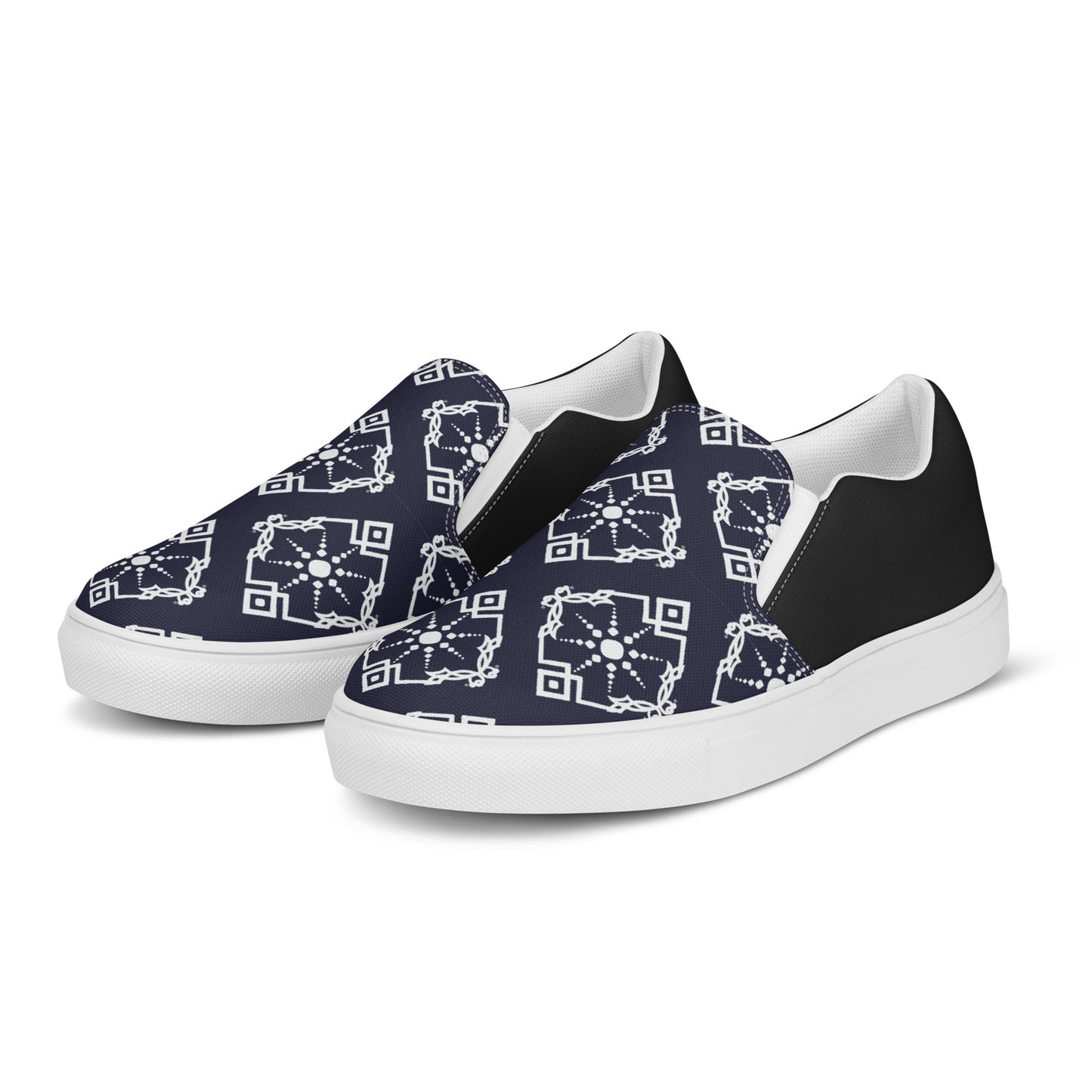 Silk Road | Women’s Slip-on Canvas Shoes | Moroccan Sun Halftone