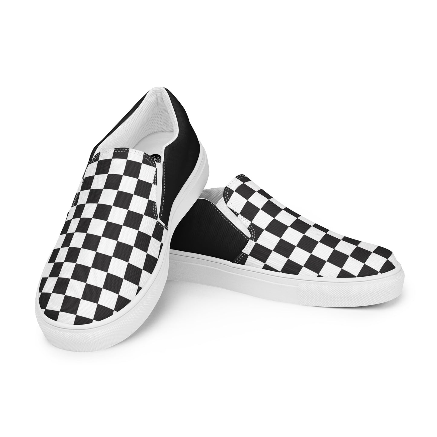 GeoMetro | Women’s Slip-on Canvas Shoes | Chex Halftone