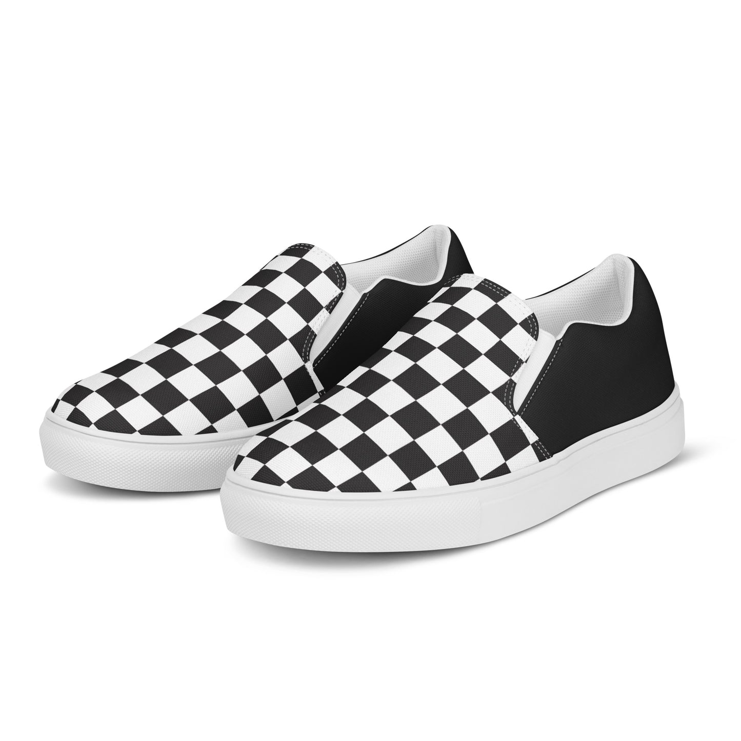 GeoMetro | Women’s Slip-on Canvas Shoes | Chex Halftone