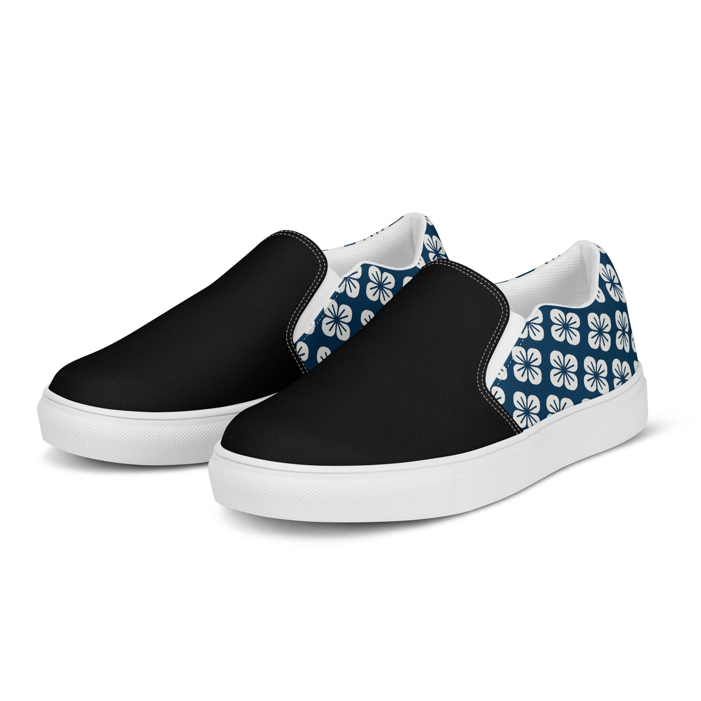 Silk Road | Women’s Slip-on Canvas Shoes | Blue Orchid 2Tone