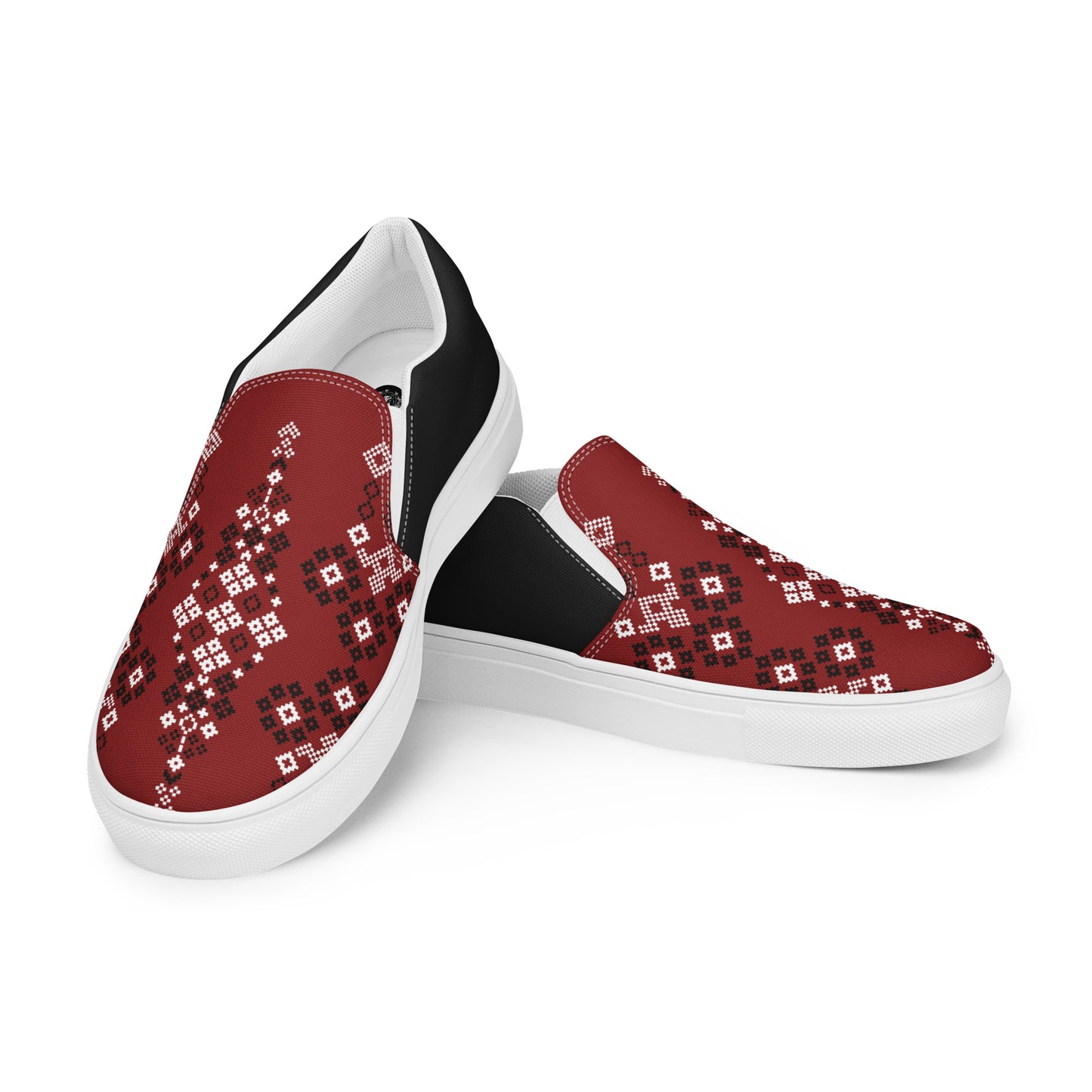 Southwest | Women’s Slip-on Canvas Shoes | Red Mesa Halftone