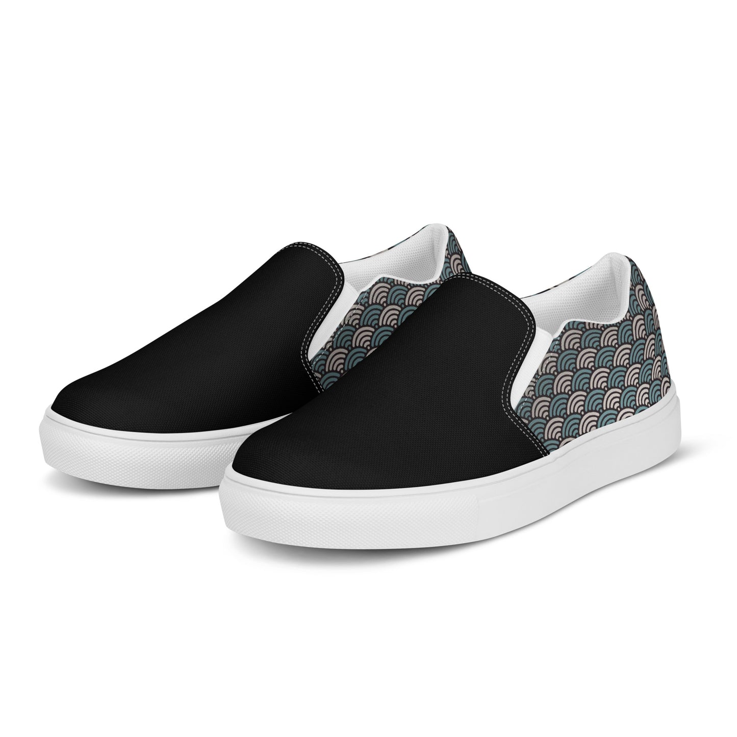 Silk Road | Women’s Slip-on Canvas Shoes | Sea Foam 2Tone