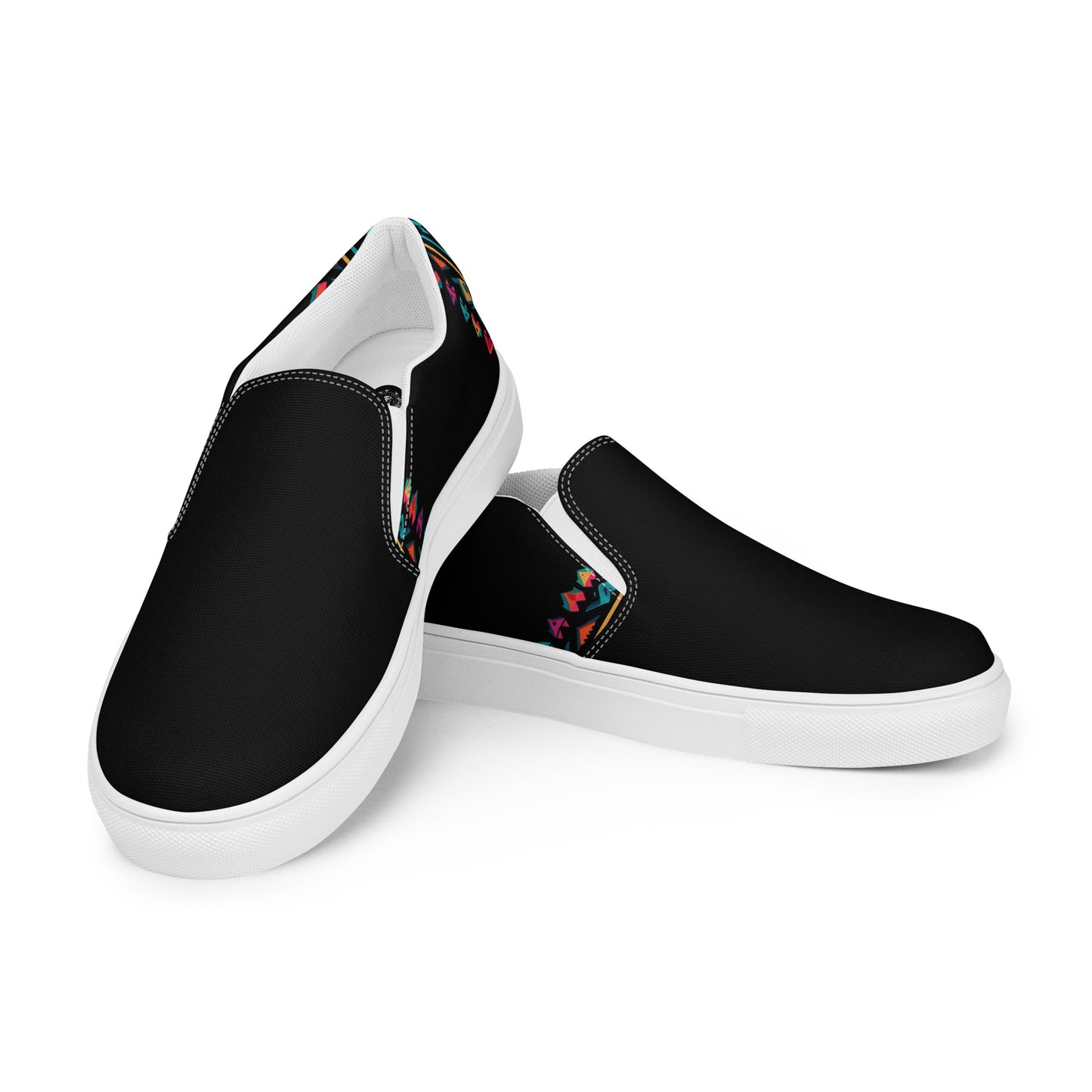 Southwest | Women’s Slip-on Canvas Shoes | Ixtlan 2Tone