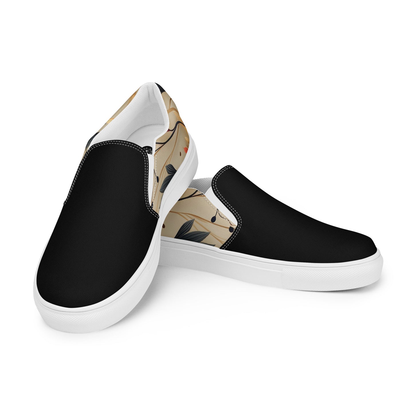 Eden Garden | Women’s Slip-on Canvas Shoes | Autumn Fire 2Tone