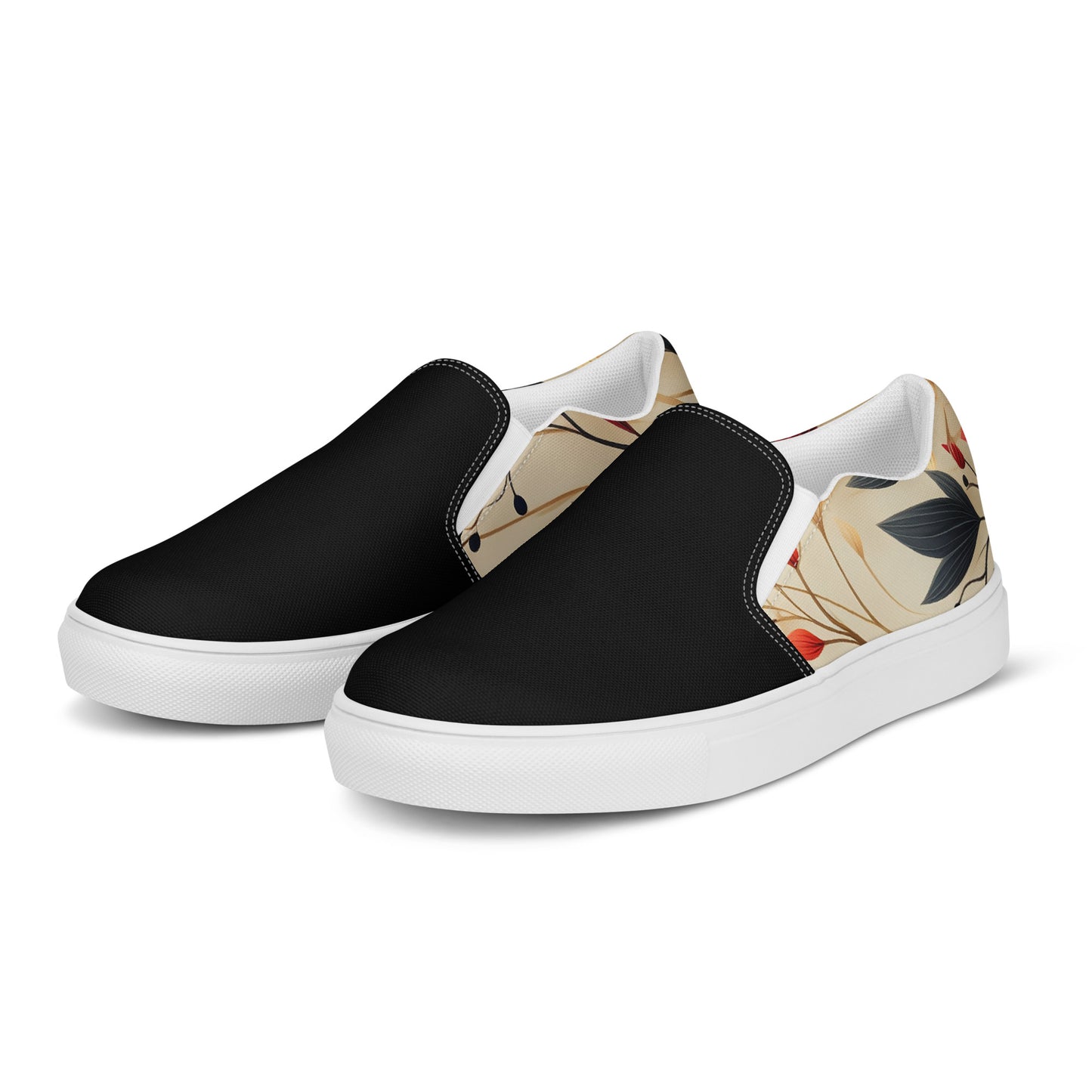 Eden Garden | Women’s Slip-on Canvas Shoes | Autumn Fire 2Tone