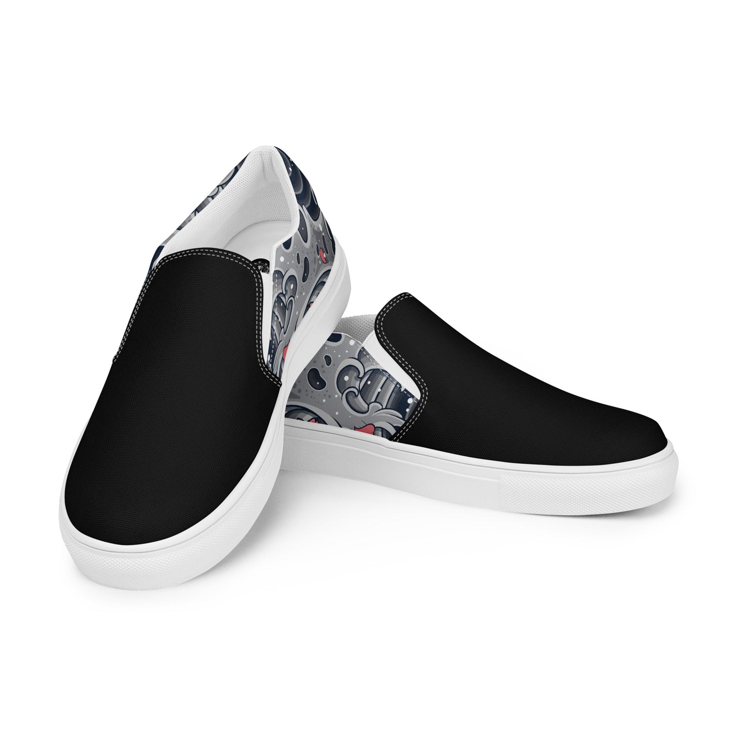 Silk Road | Women’s Slip-on Canvas Shoes | Sea Storm 2Tone