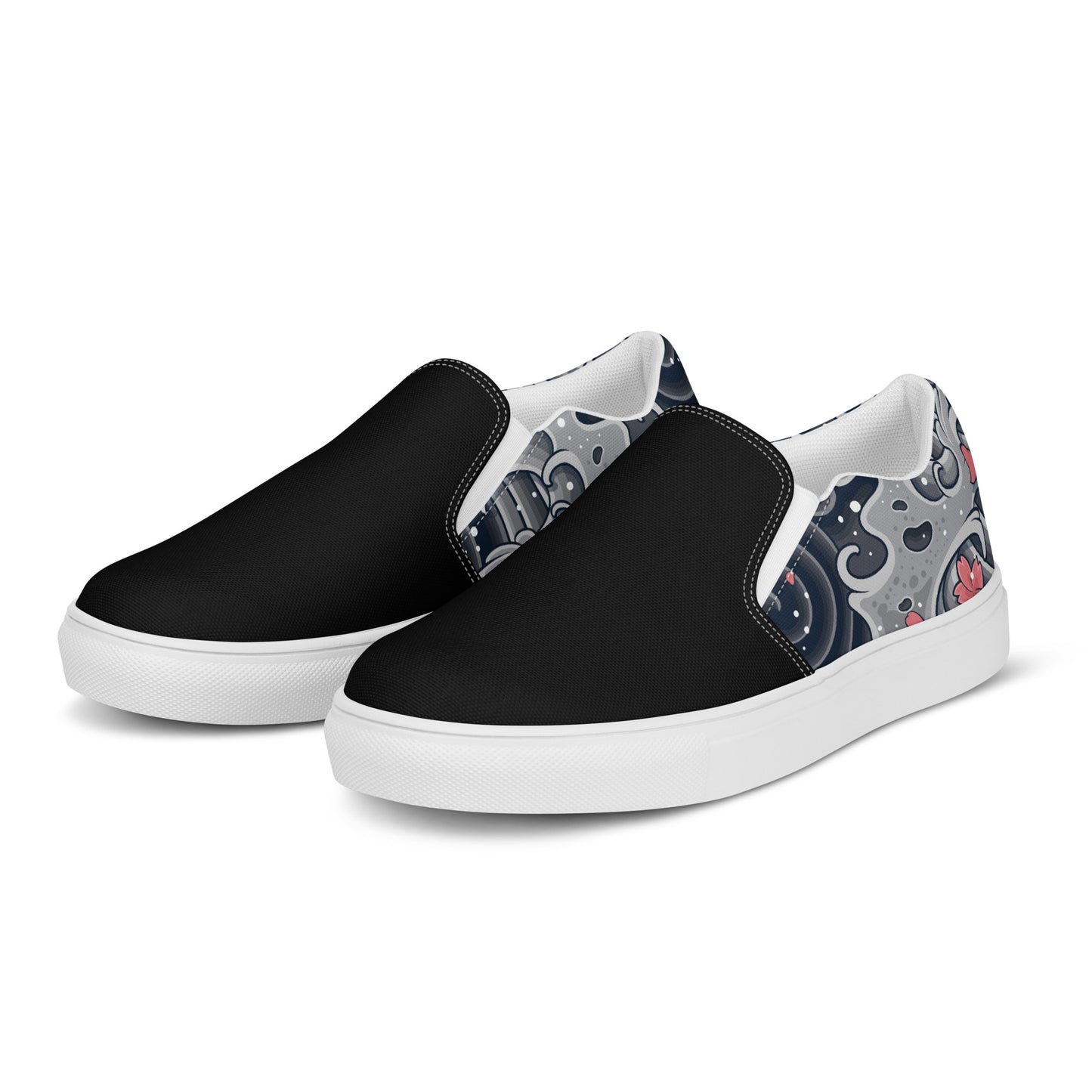 Silk Road | Women’s Slip-on Canvas Shoes | Sea Storm 2Tone