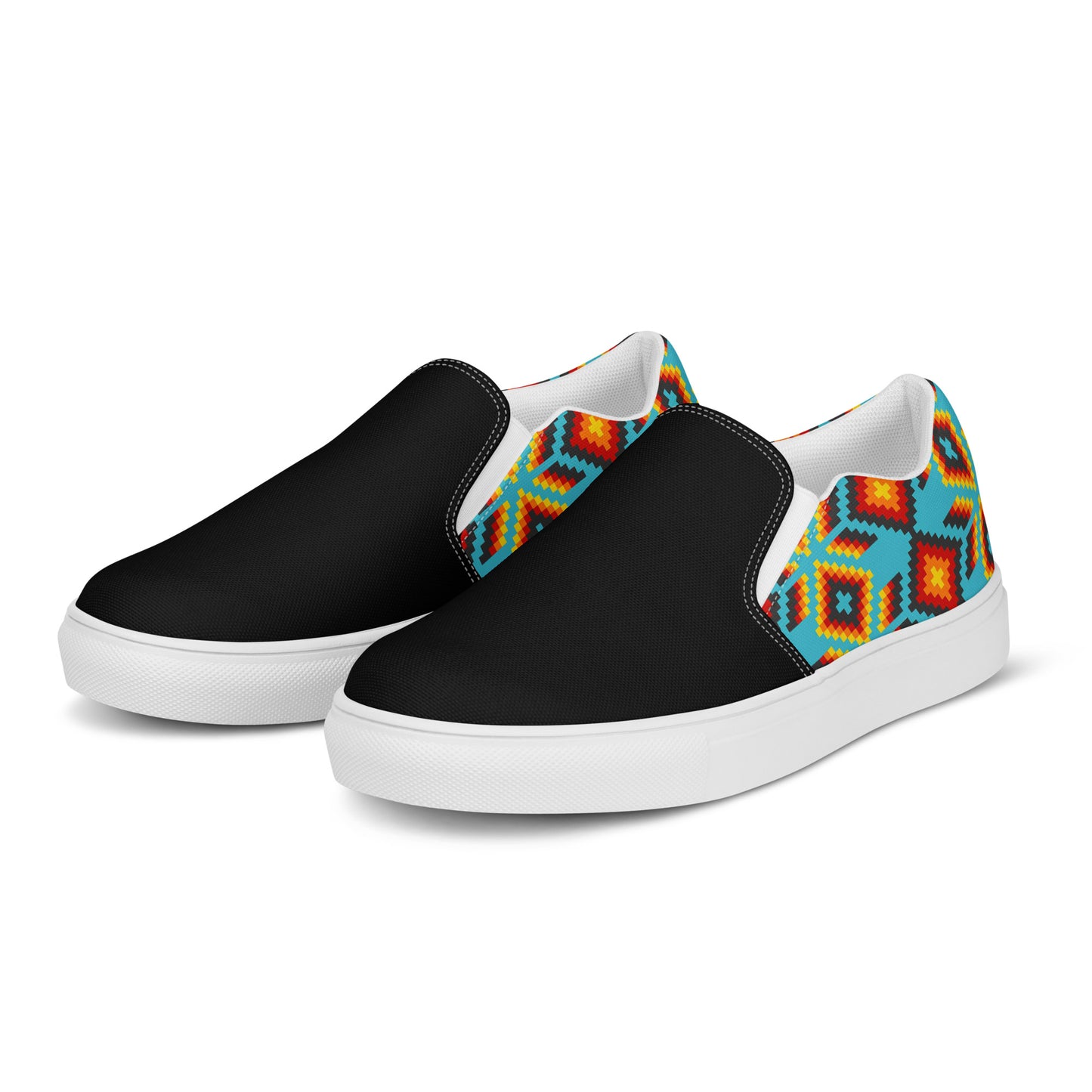 Southwest | Women’s Slip-on Canvas Shoes | Huichol 2Tone