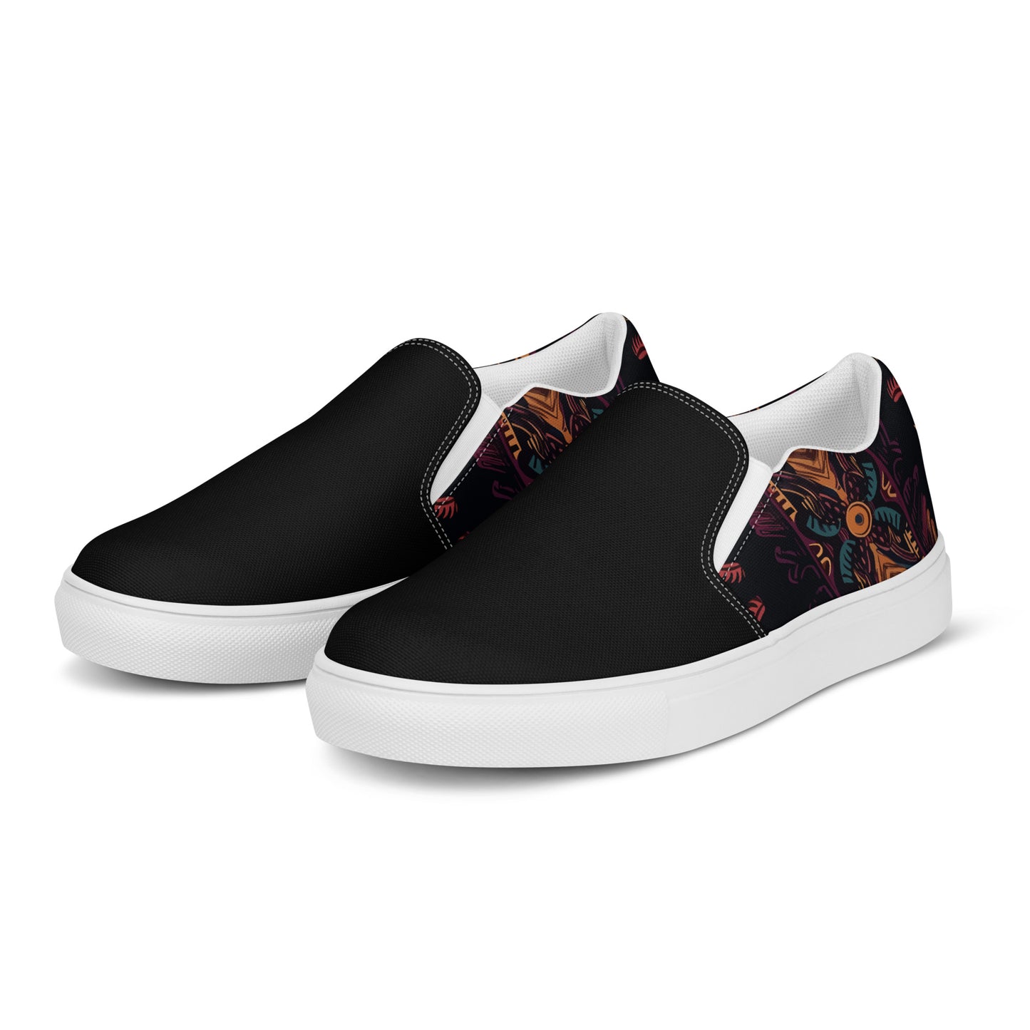 Southwest | Women’s Slip-on Canvas Shoes | Iktomi 2Tone