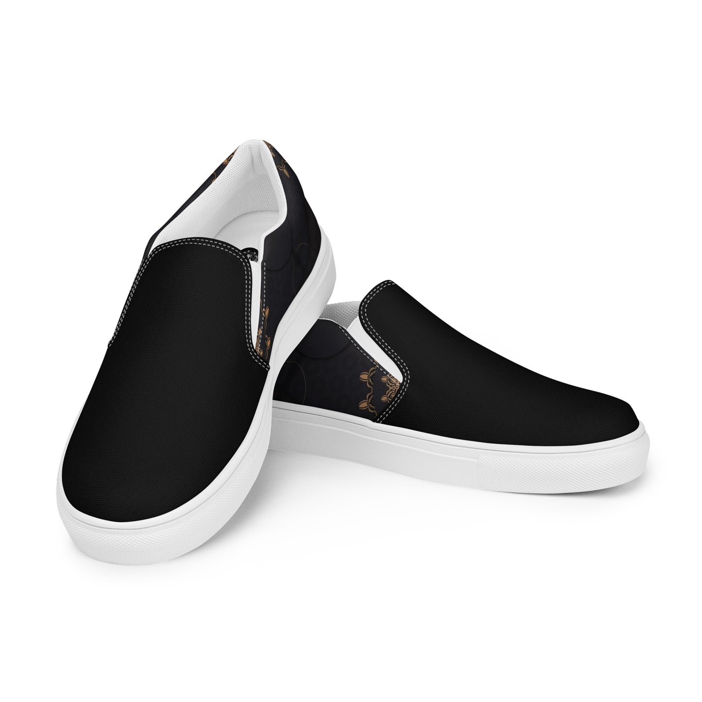 Silk Road | Women’s Slip-on Canvas Shoes | Morocco 2Tone