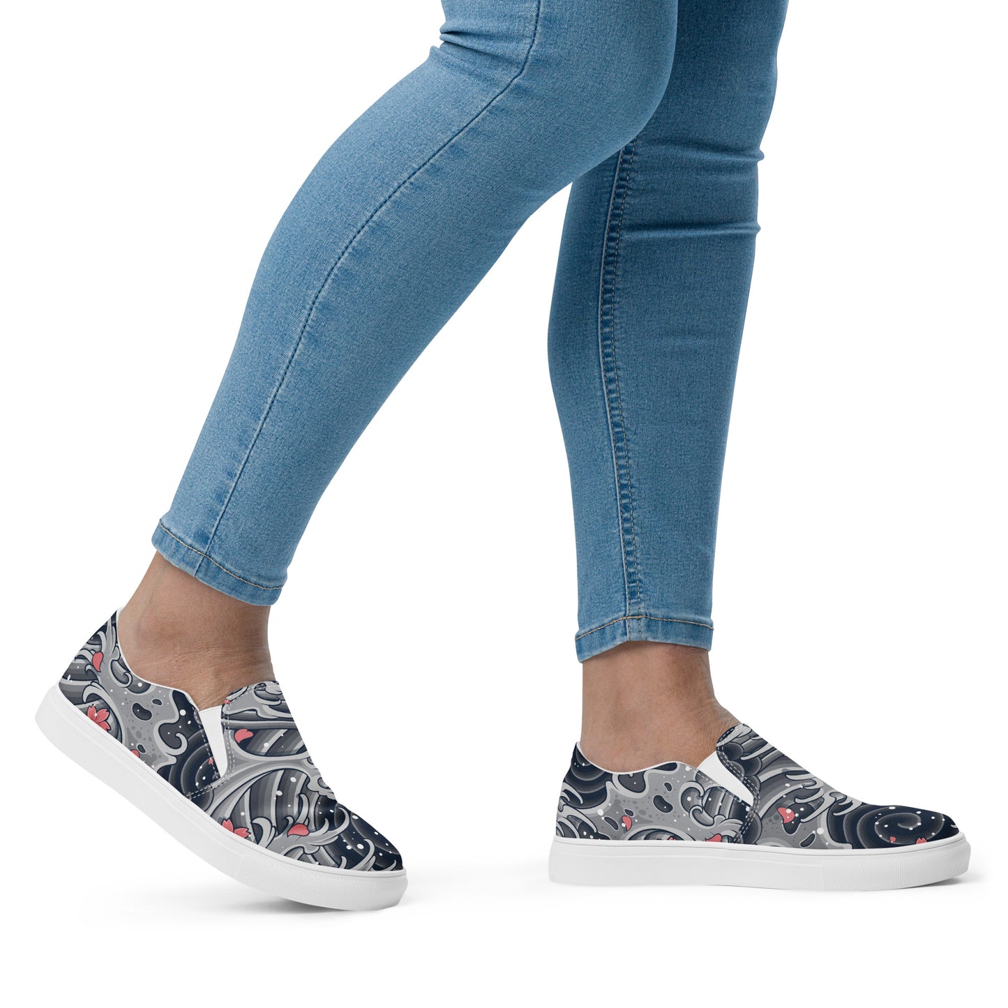 Silk Road | Women’s Slip-on Canvas Shoes | Sea Storm