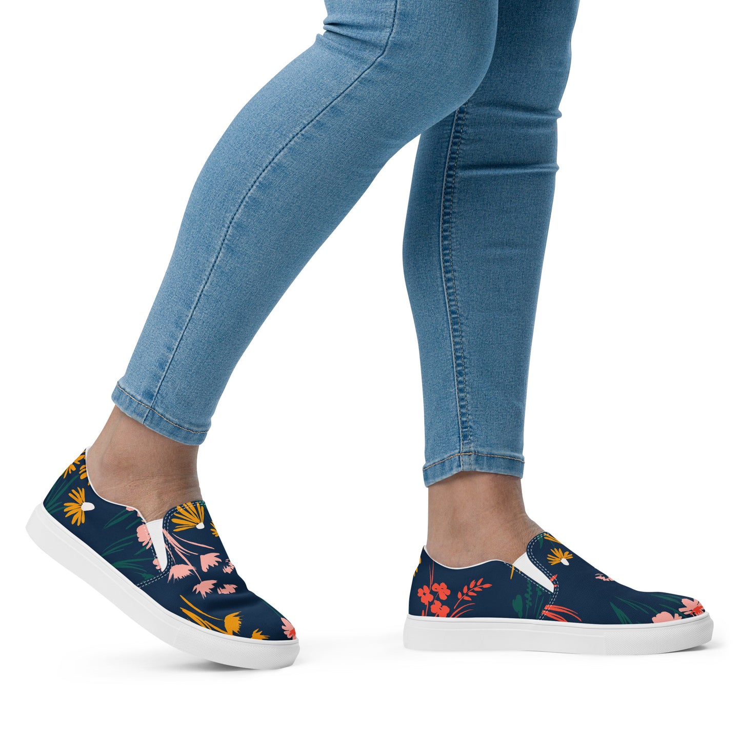 Eden Garden | Women’s Slip-on Canvas Shoes | Coneflower