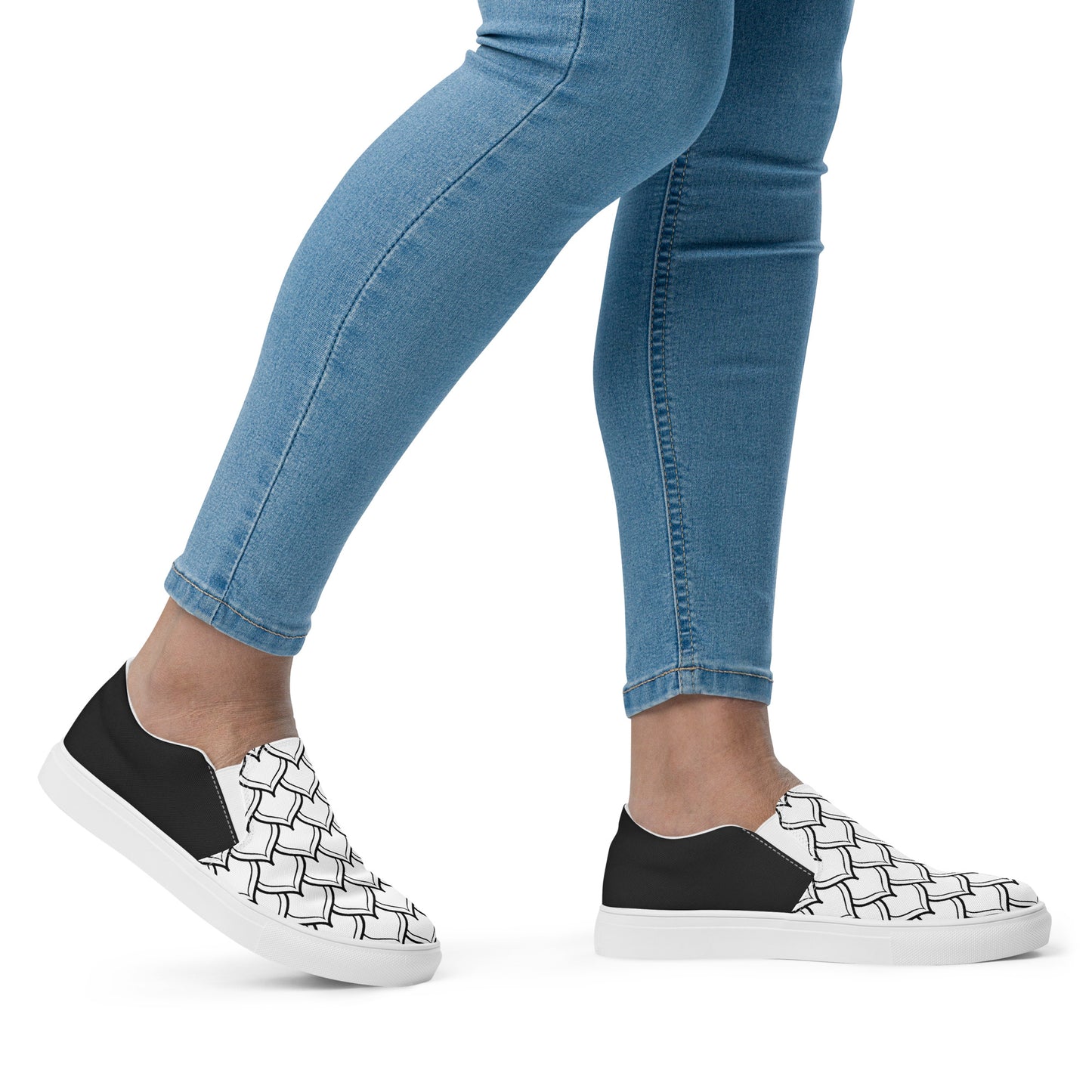 Silk Road | Women’s Slip-on Canvas Shoes | Ottomon Halftone