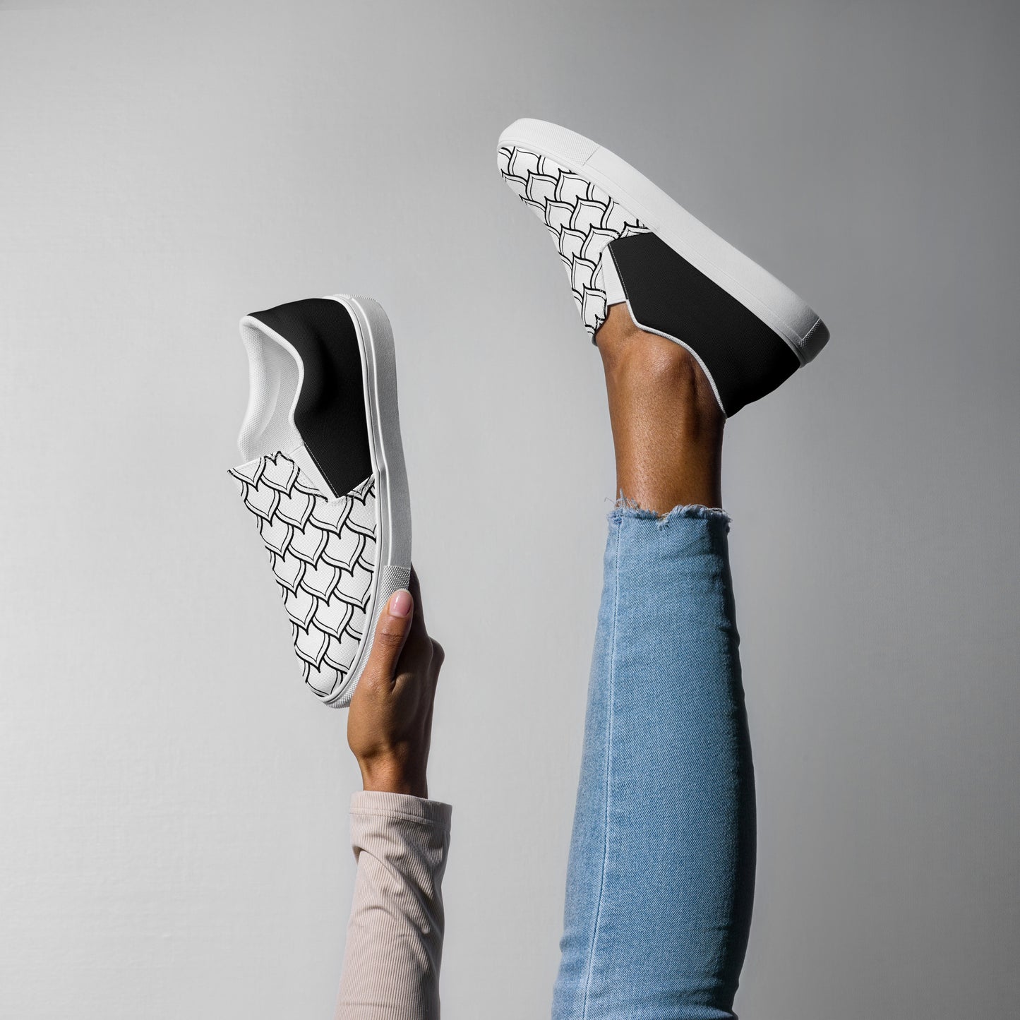 Silk Road | Women’s Slip-on Canvas Shoes | Ottomon Halftone