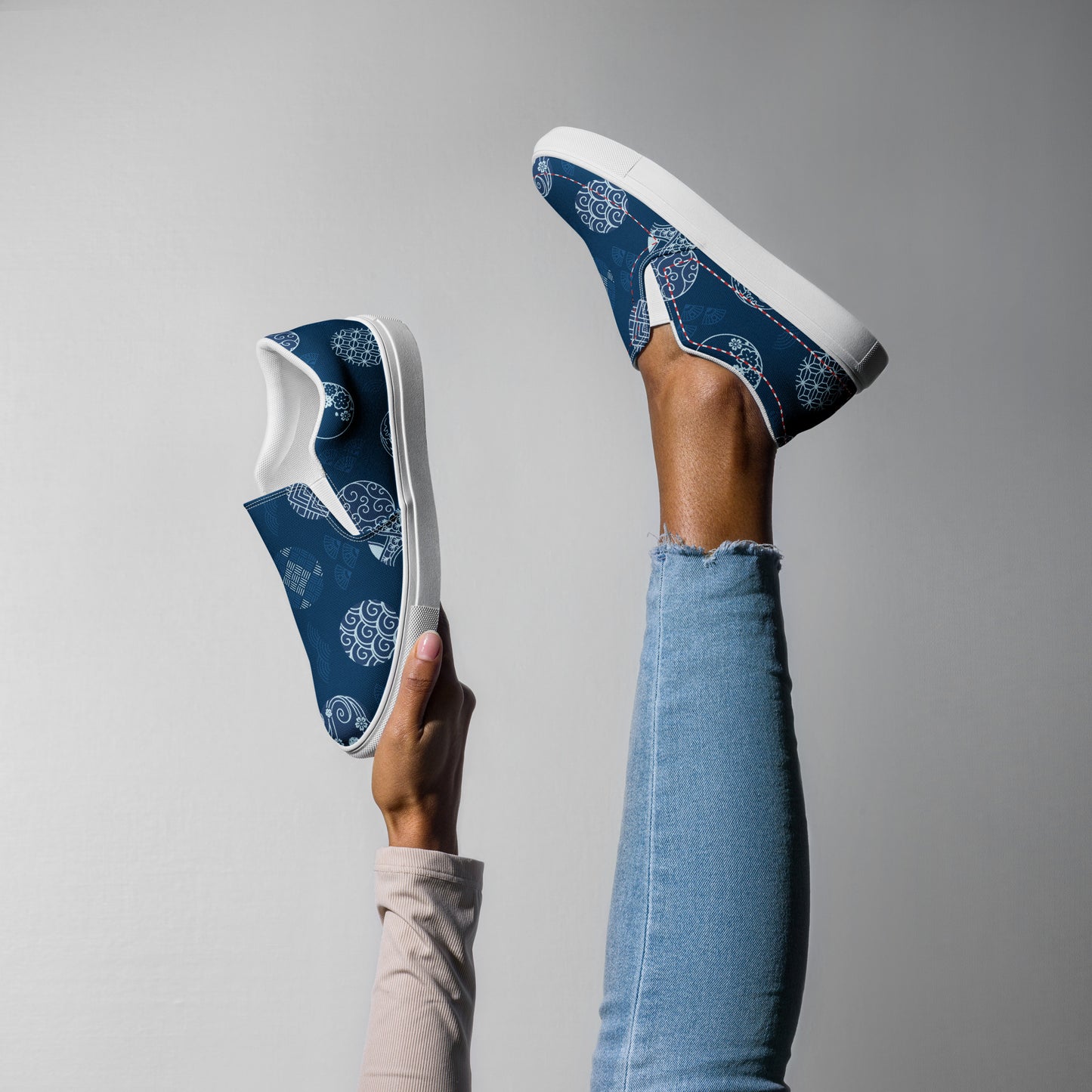 Silk Road | Women’s Slip-on Canvas Shoes | Blue Seal