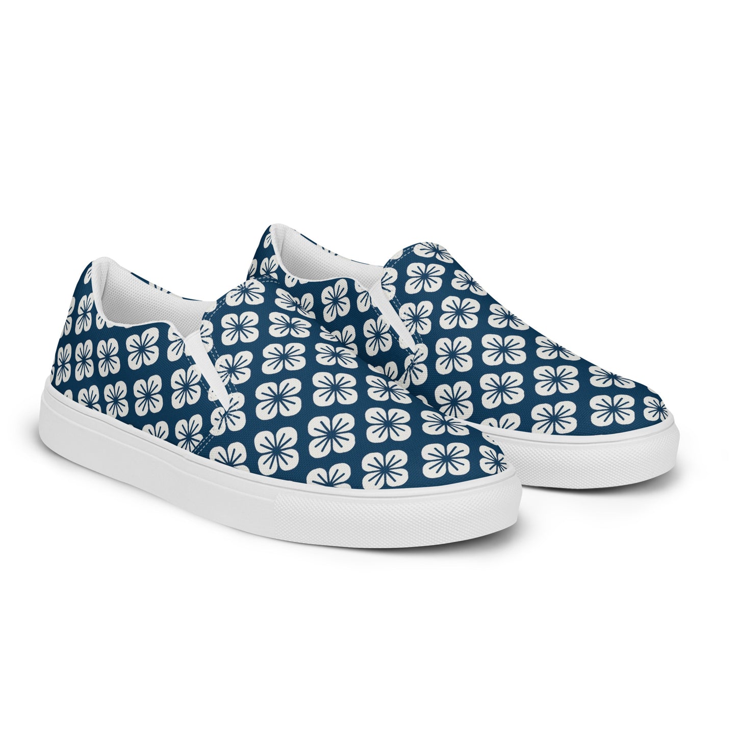 Silk Road | Women’s Slip-on Canvas Shoes | Blue Orchid