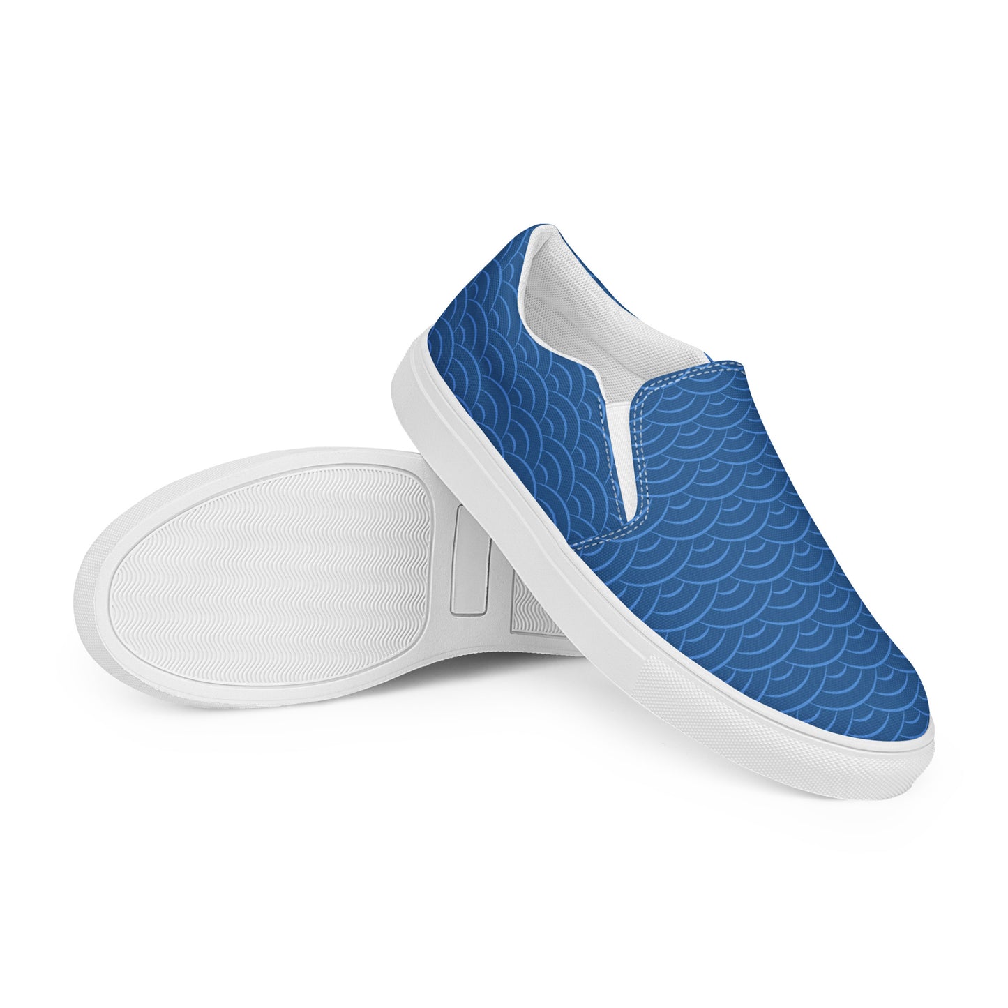 Silk Road | Women’s Slip-on Canvas Shoes | Blue Seas