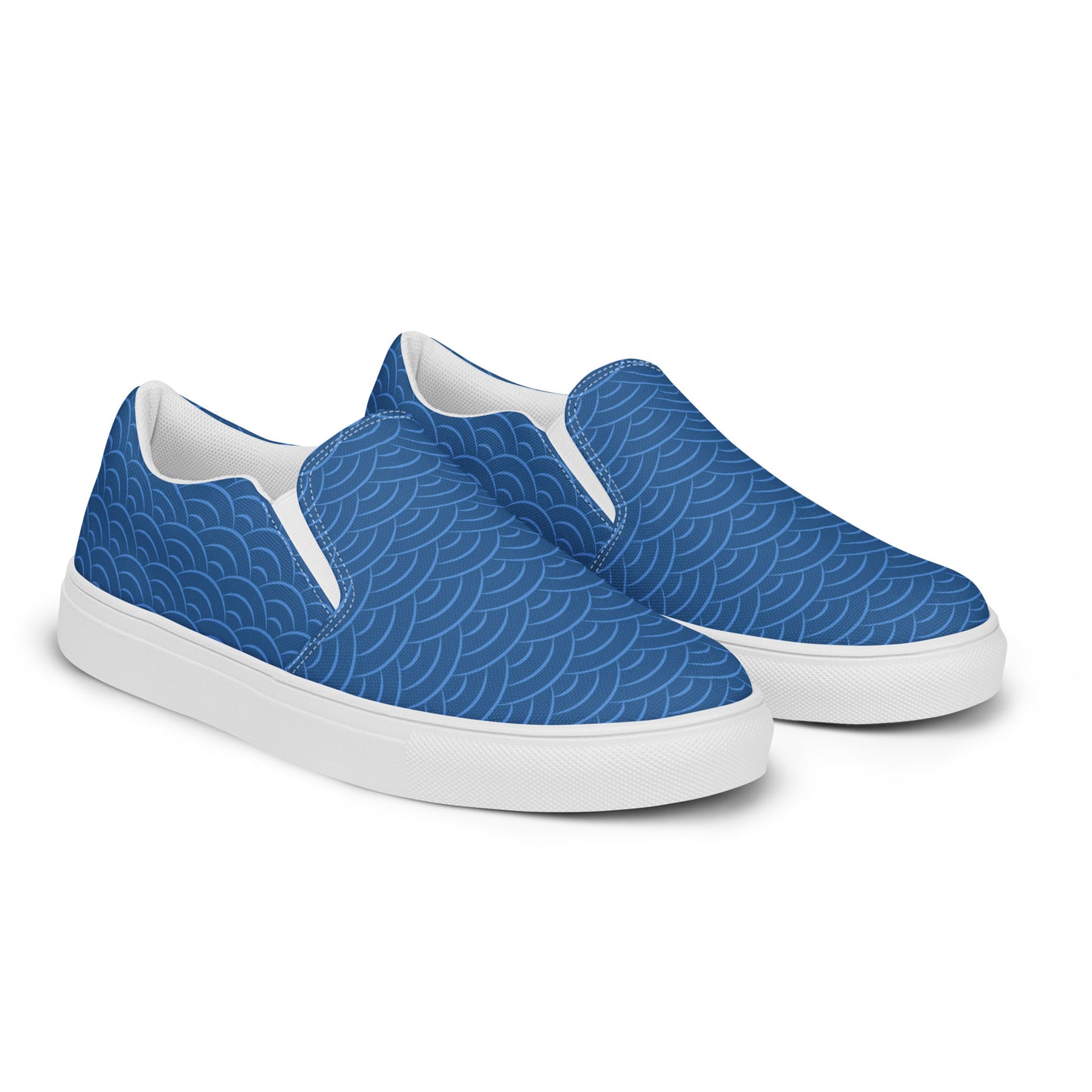 Silk Road | Women’s Slip-on Canvas Shoes | Blue Seas