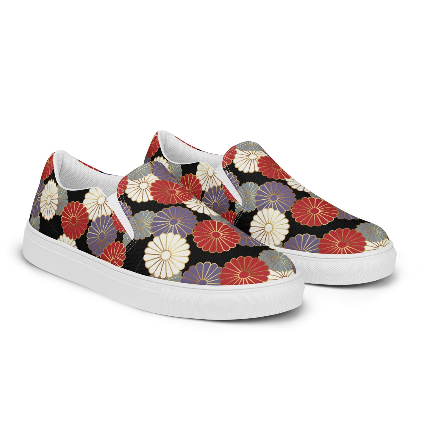 Silk Road | Women’s Slip-on Canvas Shoes | Chrysanthemum