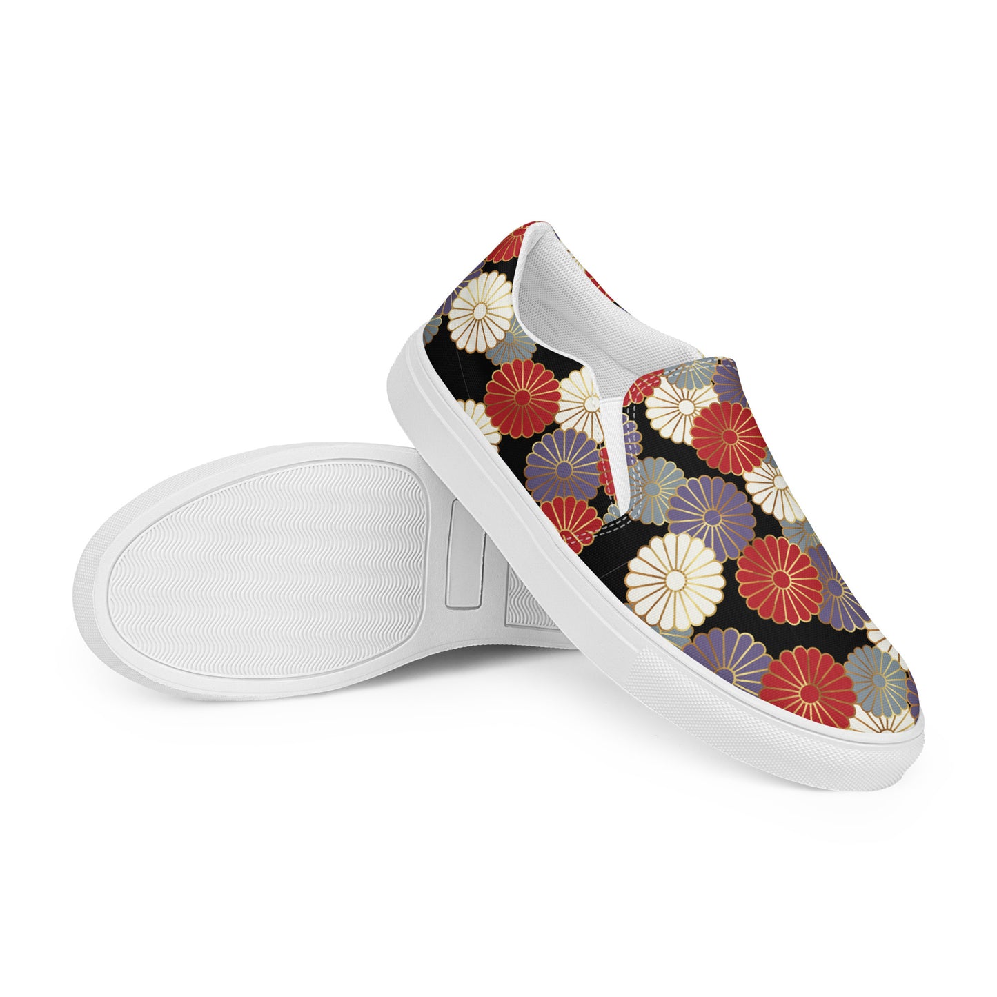 Silk Road | Women’s Slip-on Canvas Shoes | Chrysanthemum