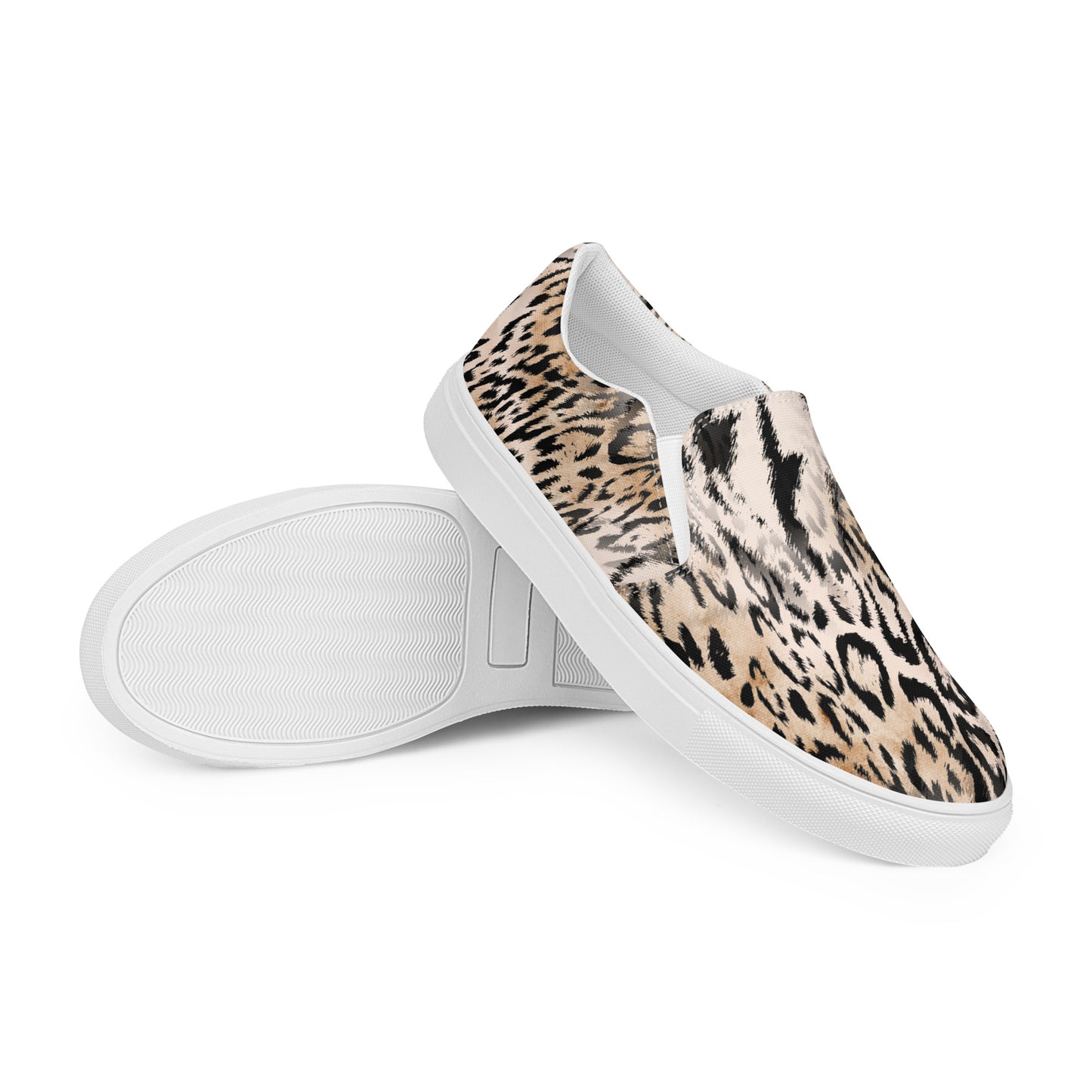 Eden Garden | Women’s Slip-on Canvas Shoes | Leopard