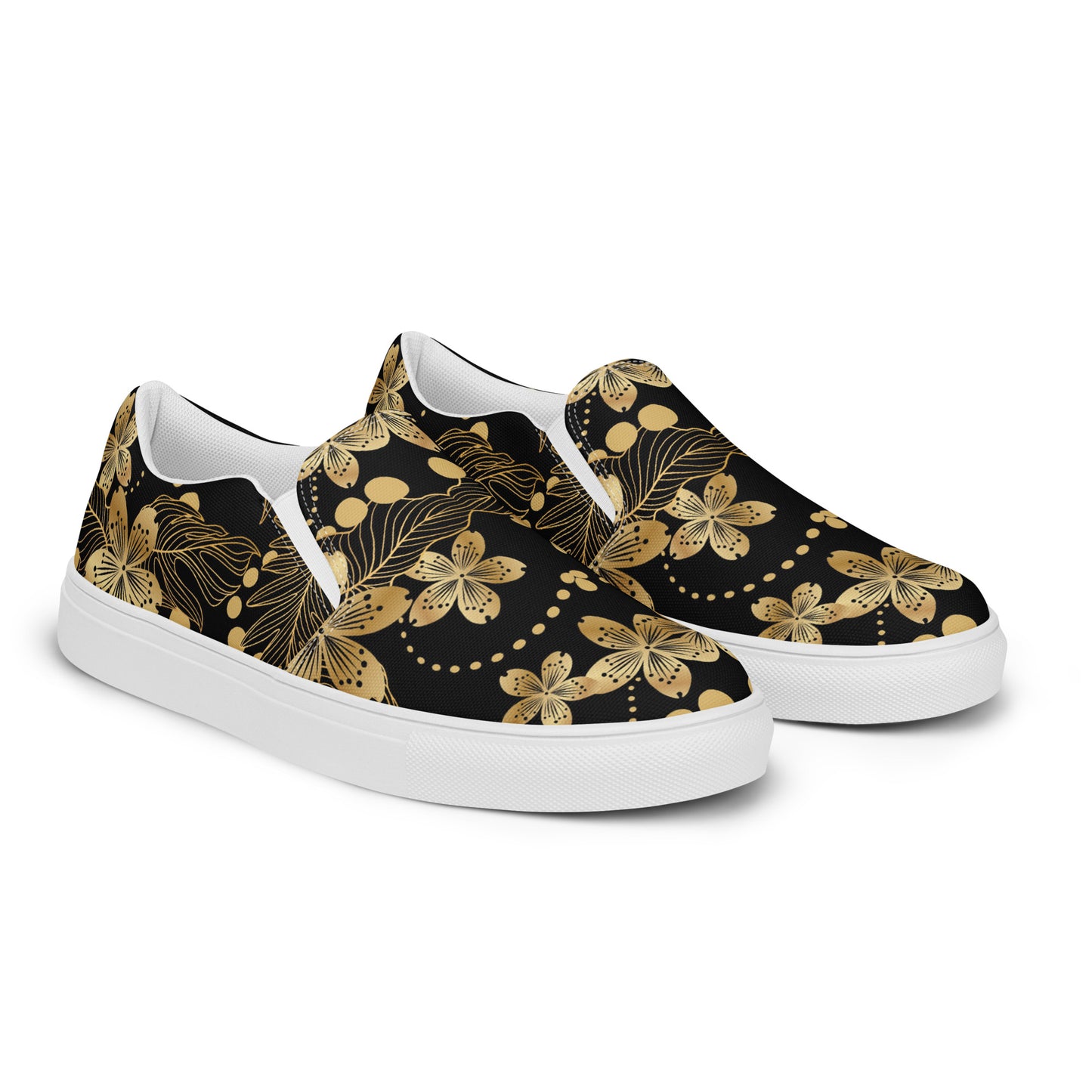 Eden Garden | Women’s Slip-on Canvas Shoes | Golden Lily