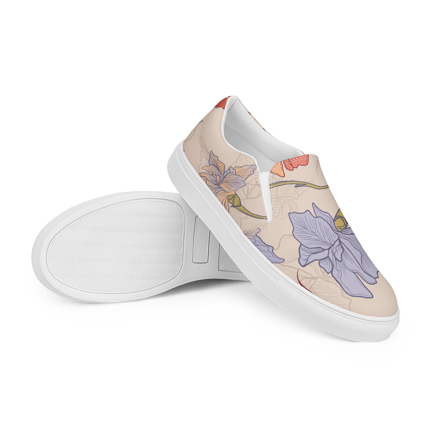 Eden Garden | Women’s Slip-on Canvas Shoes | Iris