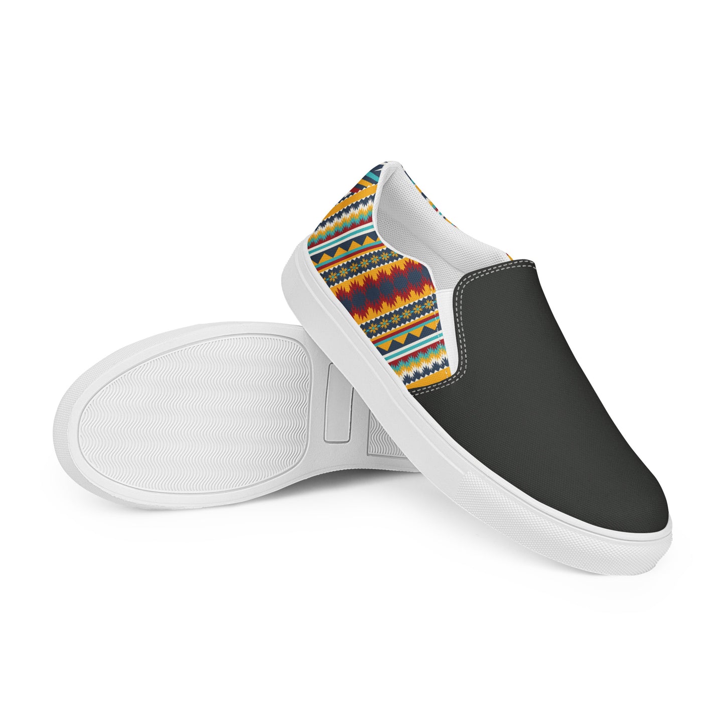 Southwest | Women’s Slip-on Canvas Shoes | Nakona 2Tone