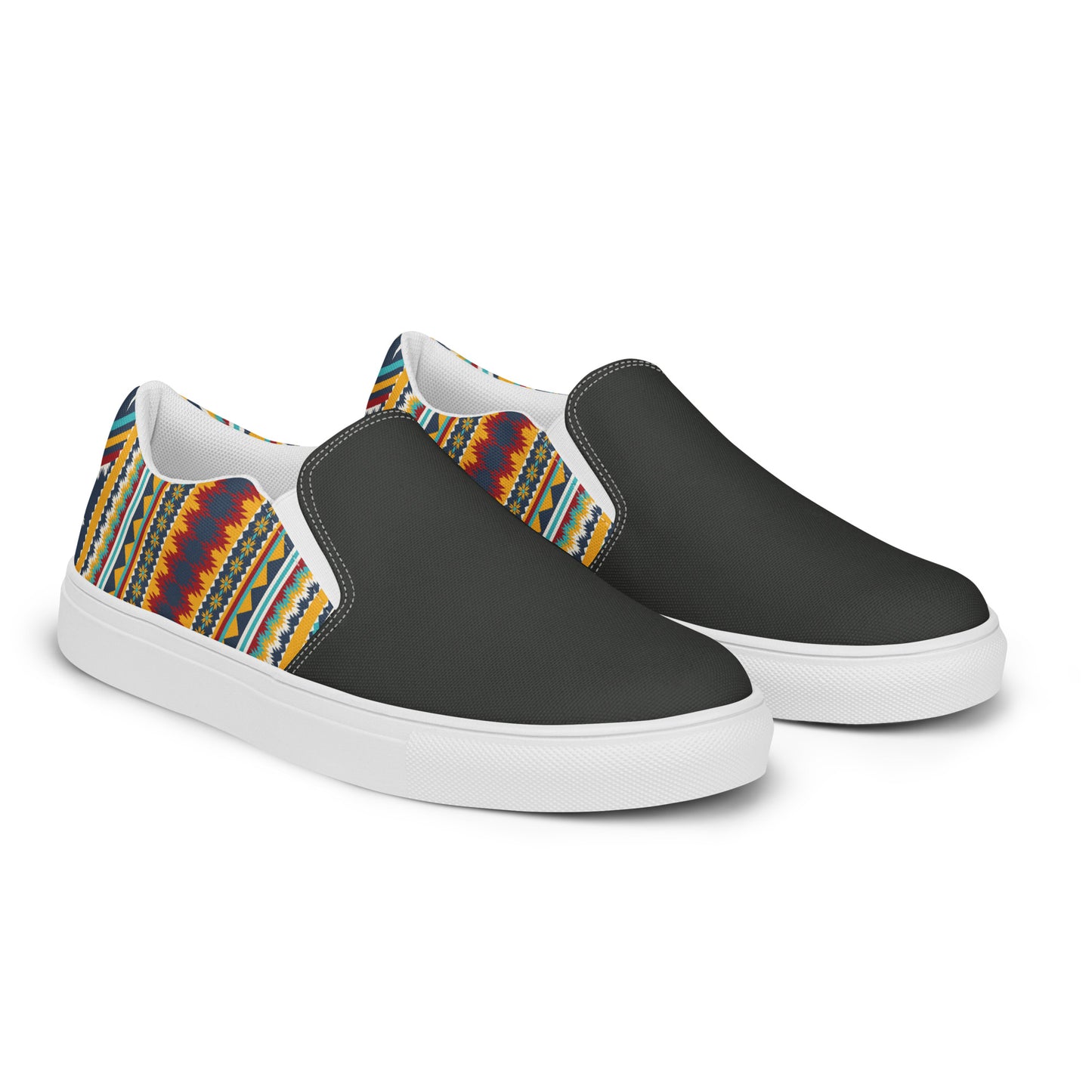 Southwest | Women’s Slip-on Canvas Shoes | Nakona 2Tone