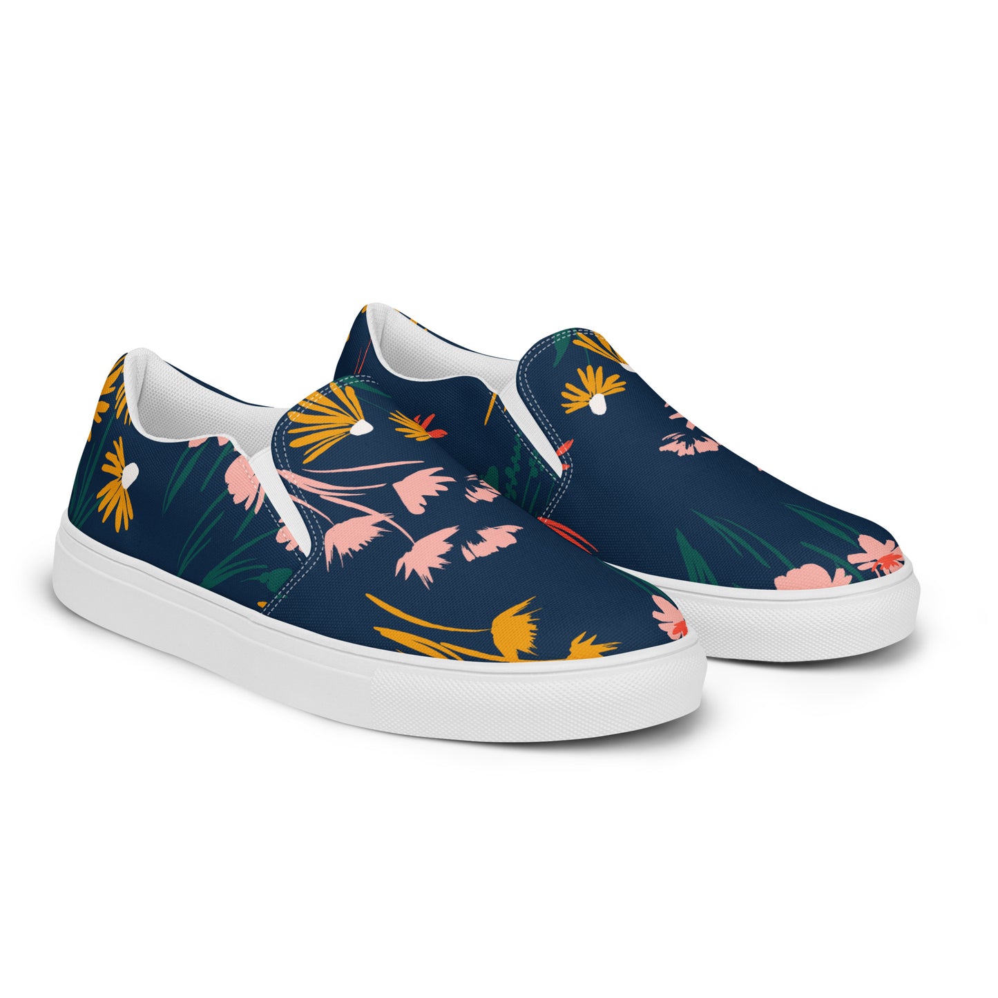 Eden Garden | Women’s Slip-on Canvas Shoes | Coneflower