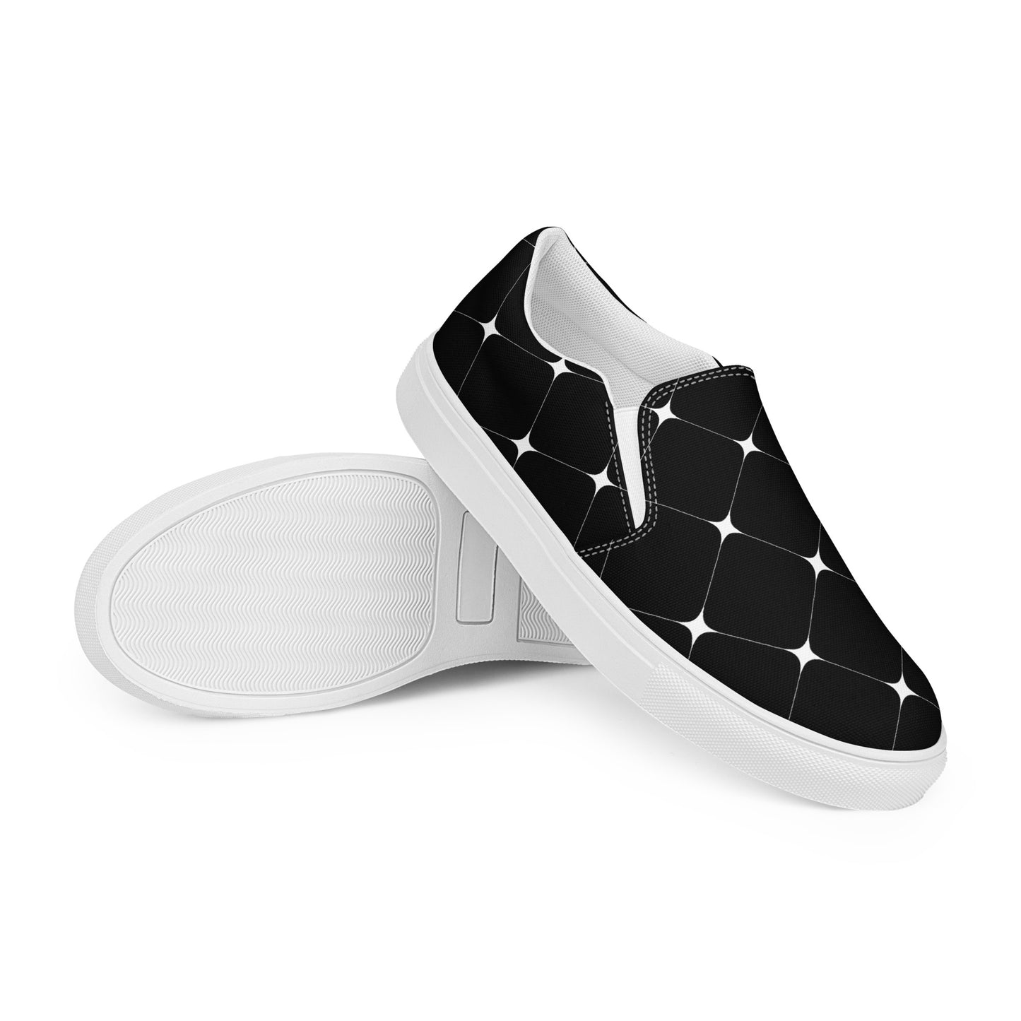 Silk Road | Women’s Slip-on Canvas Shoes | Black Diamond