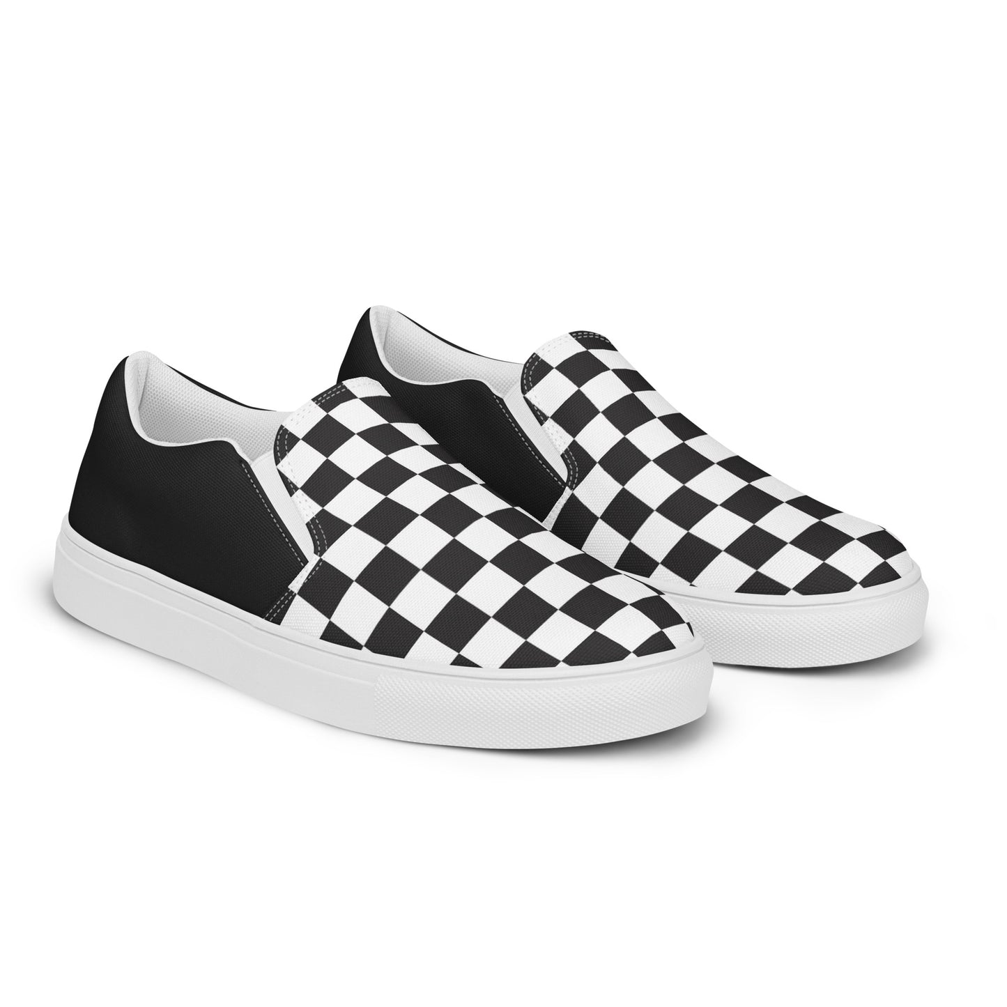 GeoMetro | Women’s Slip-on Canvas Shoes | Chex Halftone