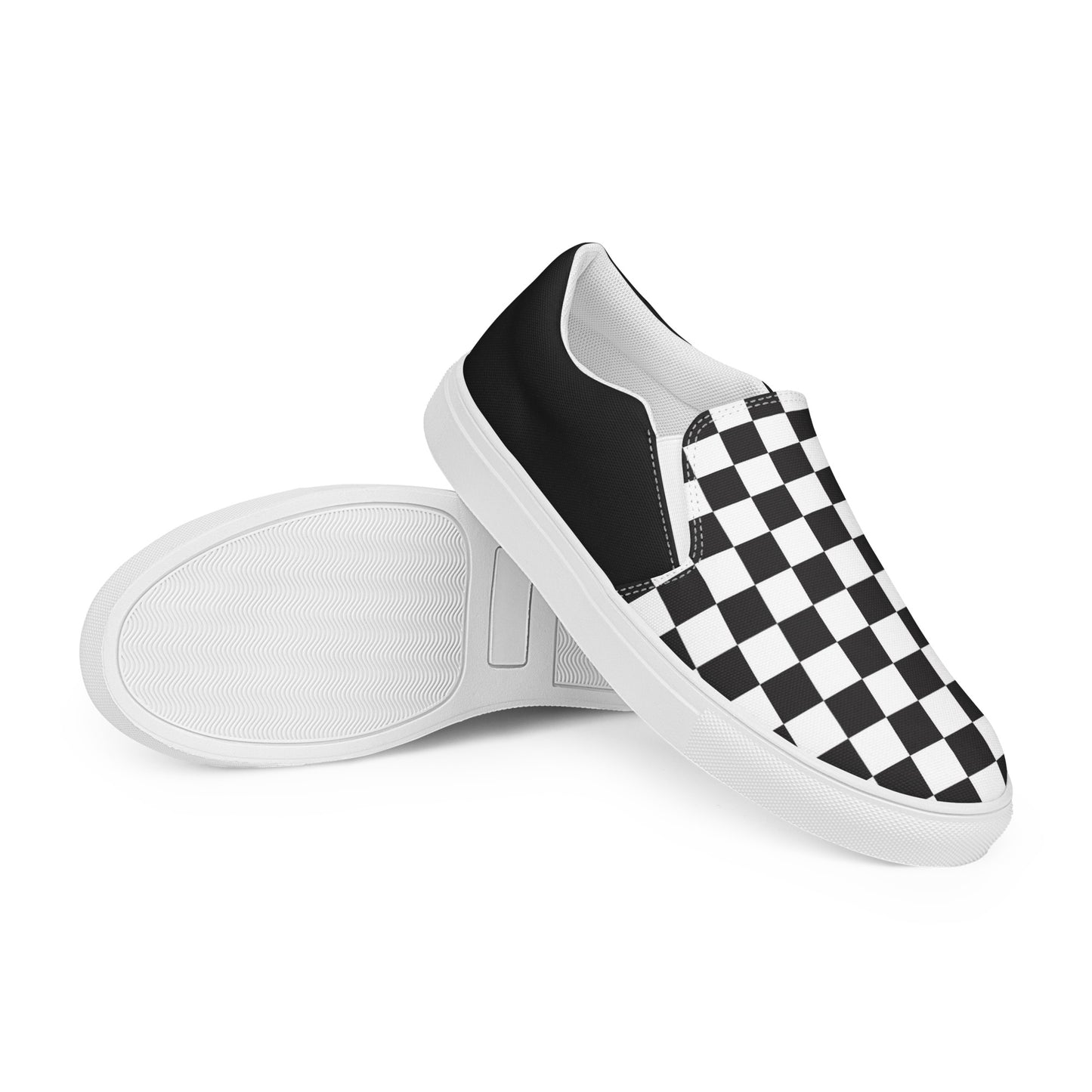 GeoMetro | Women’s Slip-on Canvas Shoes | Chex Halftone