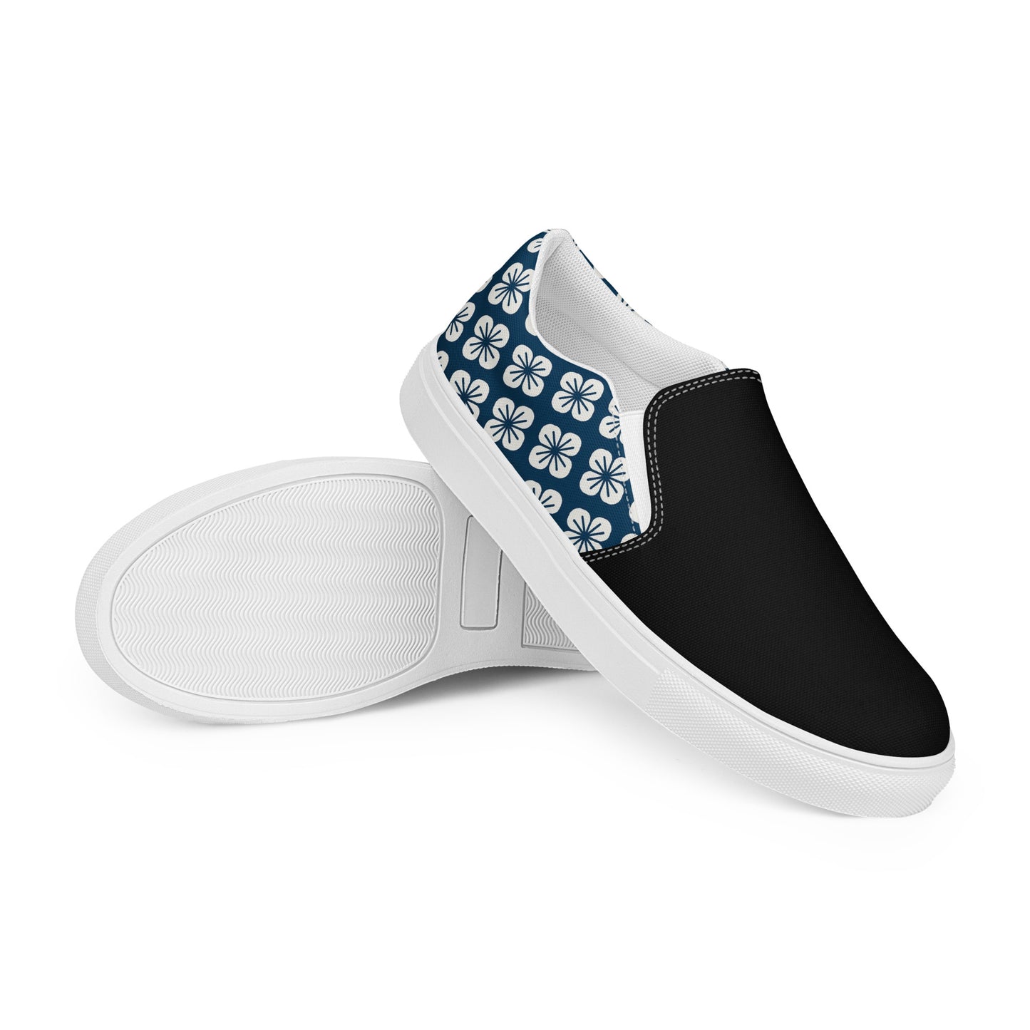 Silk Road | Women’s Slip-on Canvas Shoes | Blue Orchid 2Tone