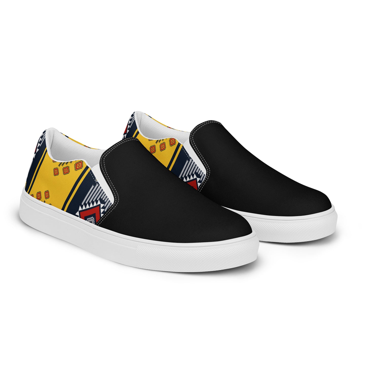 Southwest | Women’s Slip-on Canvas Shoes | Kaibito 2Tone