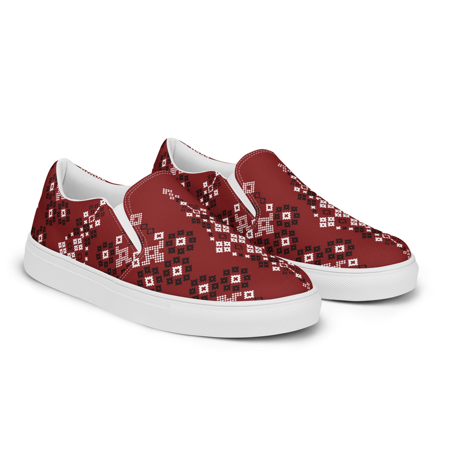 Southwest | Women’s Slip-on Canvas Shoes | Red Mesa