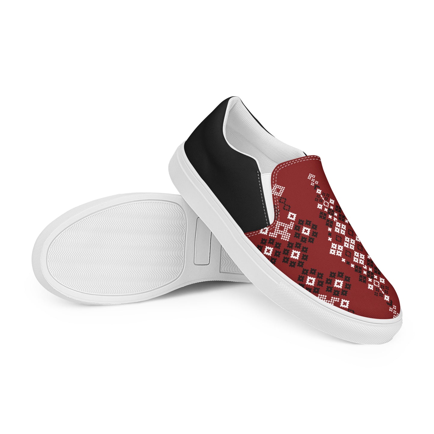 Southwest | Women’s Slip-on Canvas Shoes | Red Mesa Halftone