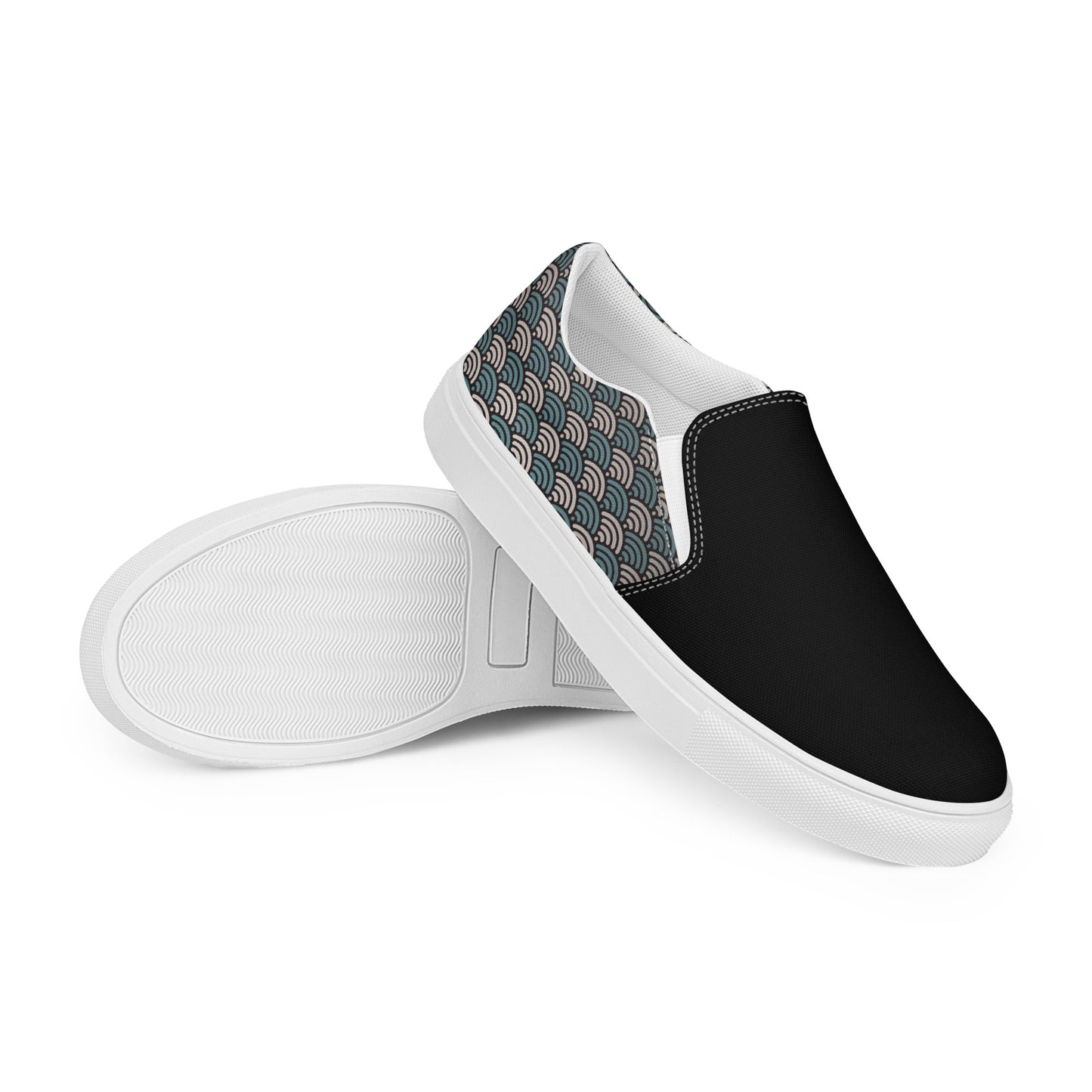 Silk Road | Women’s Slip-on Canvas Shoes | Sea Foam 2Tone