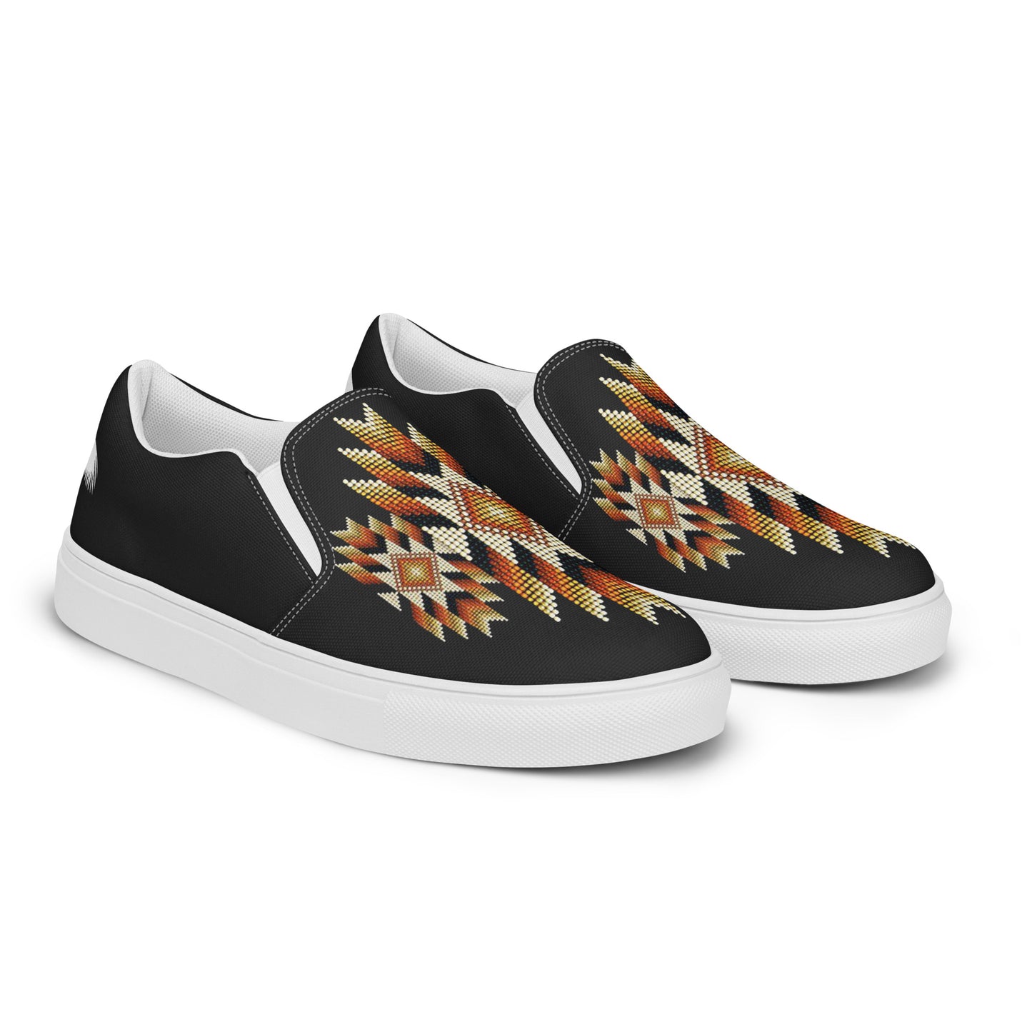 Southwest | Women’s Slip-on Canvas Shoes | Night Sky Halftone