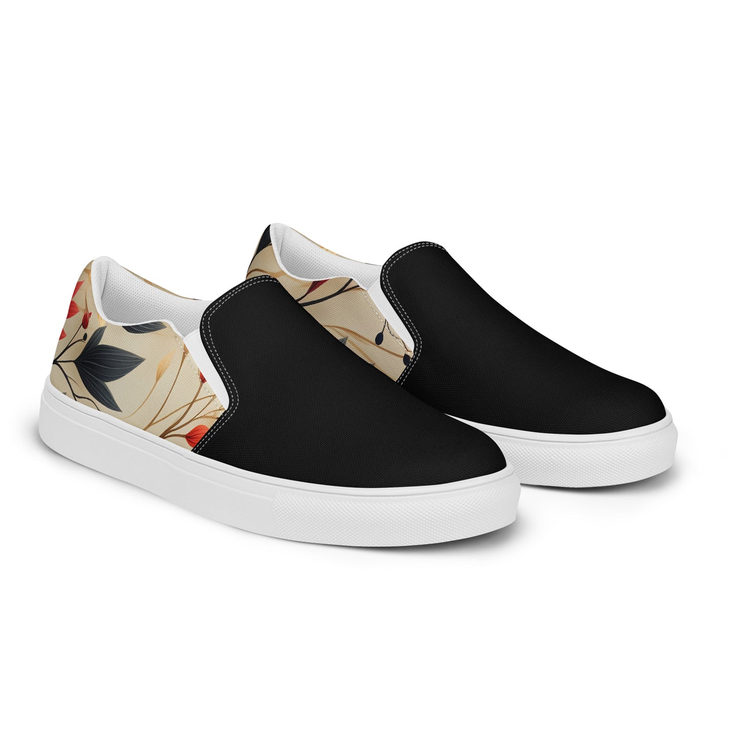 Eden Garden | Women’s Slip-on Canvas Shoes | Autumn Fire 2Tone