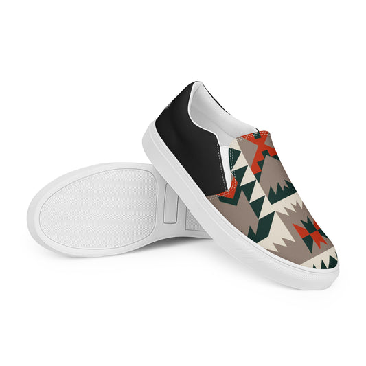 Southwest | Women’s Slip-on Canvas Shoes | Big Mesa Halftone