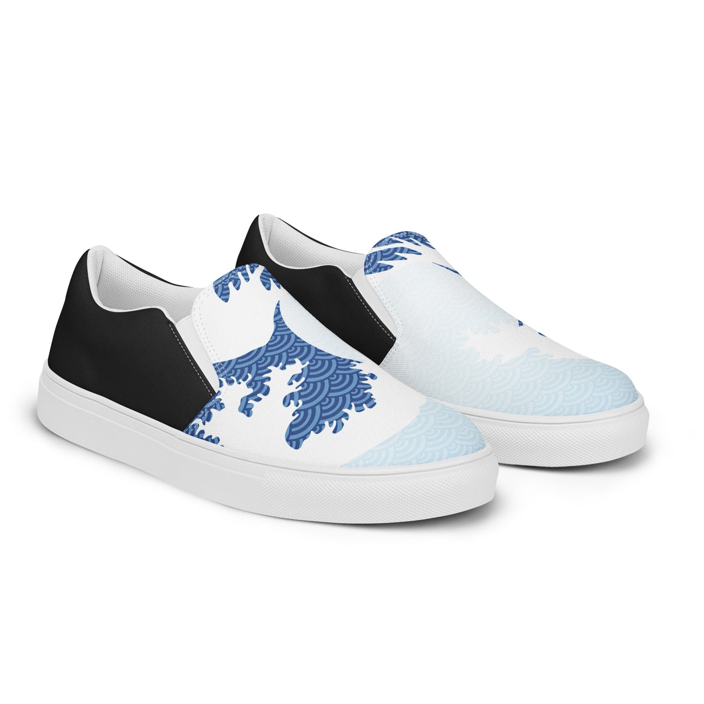 Silk Road | Women’s Slip-on Canvas Shoes | Tsunami Sky Halftone