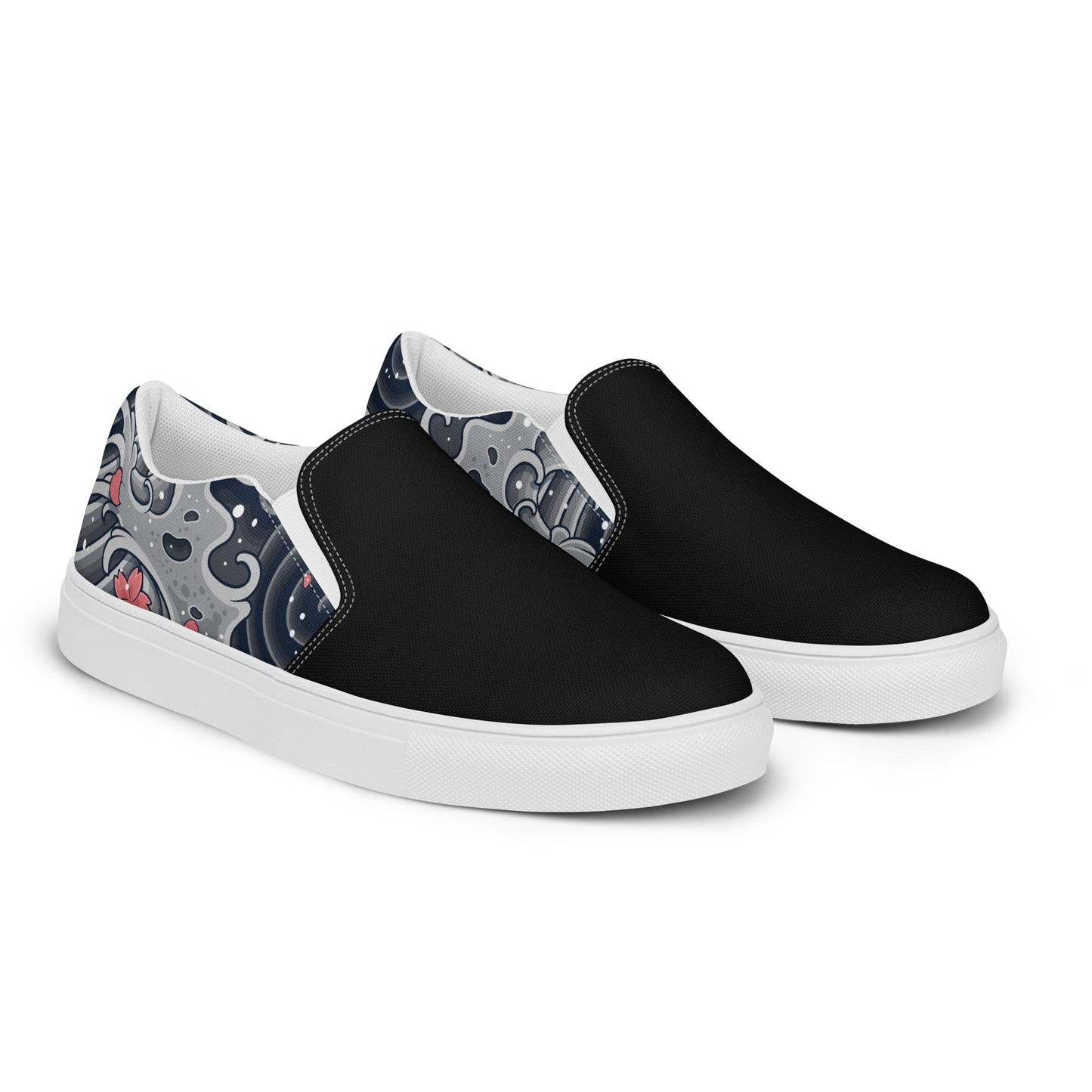 Silk Road | Women’s Slip-on Canvas Shoes | Sea Storm 2Tone