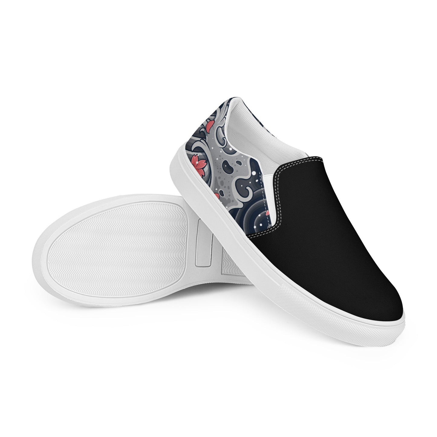 Silk Road | Women’s Slip-on Canvas Shoes | Sea Storm 2Tone