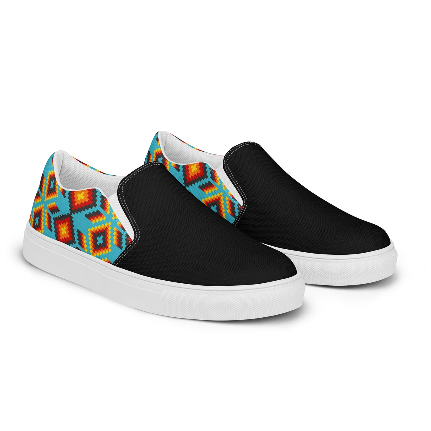 Southwest | Women’s Slip-on Canvas Shoes | Huichol 2Tone