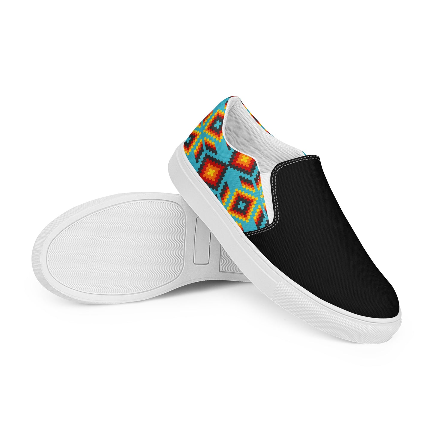 Southwest | Women’s Slip-on Canvas Shoes | Huichol 2Tone