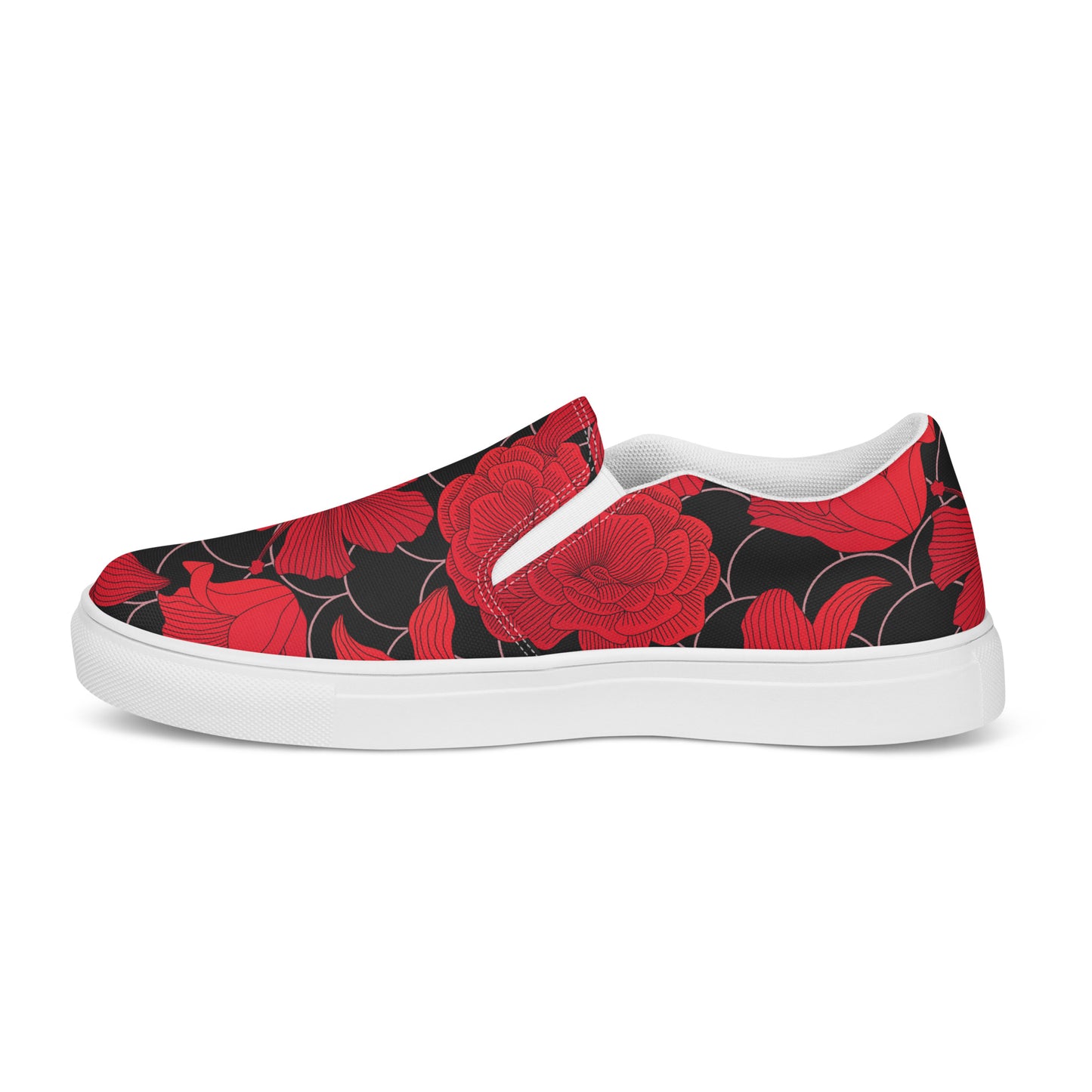 Eden Garden | Women’s Slip-on Canvas Shoes | Red Lily