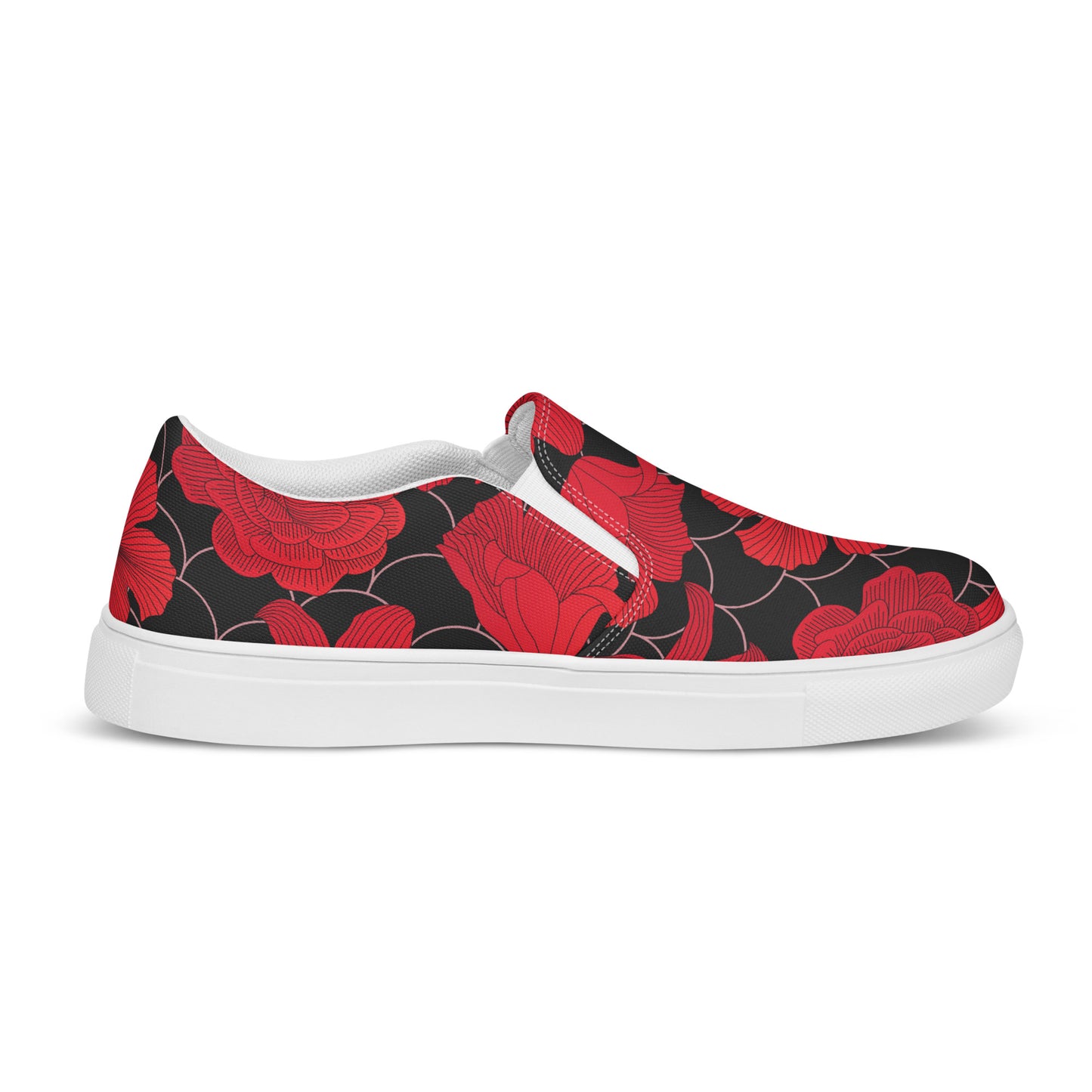 Eden Garden | Women’s Slip-on Canvas Shoes | Red Lily