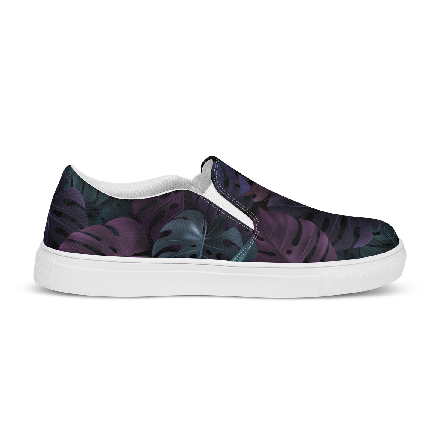 Eden Garden | Women’s Slip-on Canvas Shoes | Dark Forest